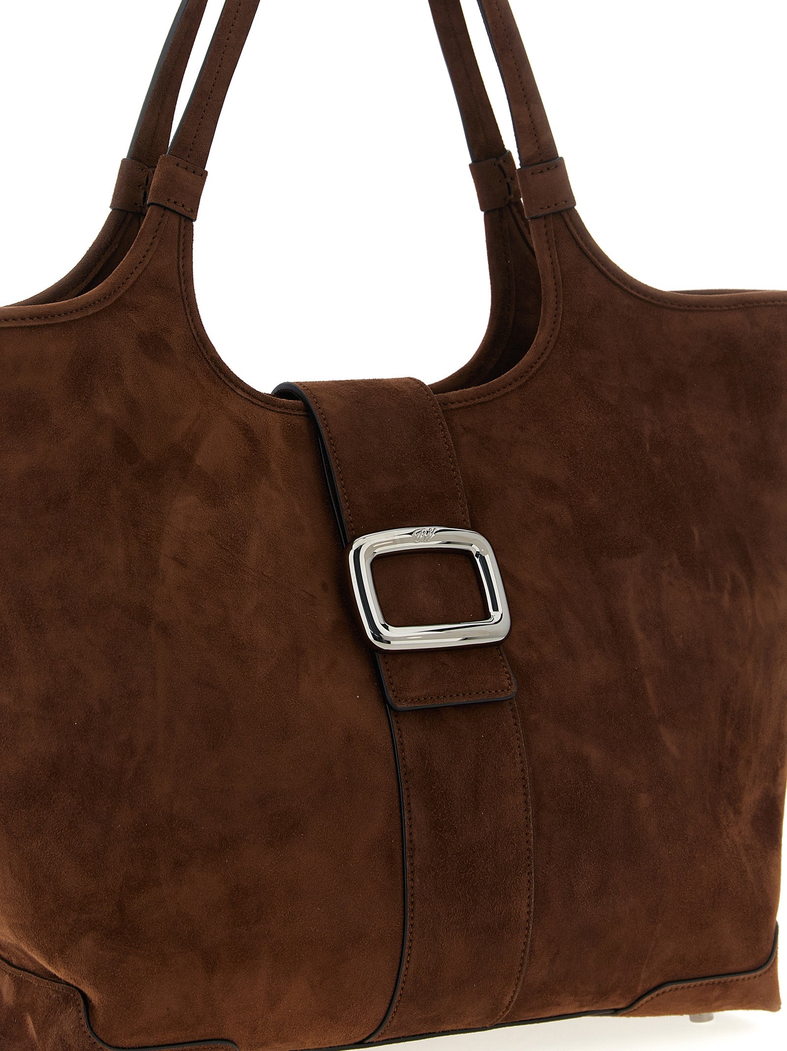 Roger Vivier Women Medium 'Viv' Choc' Shopping Bag