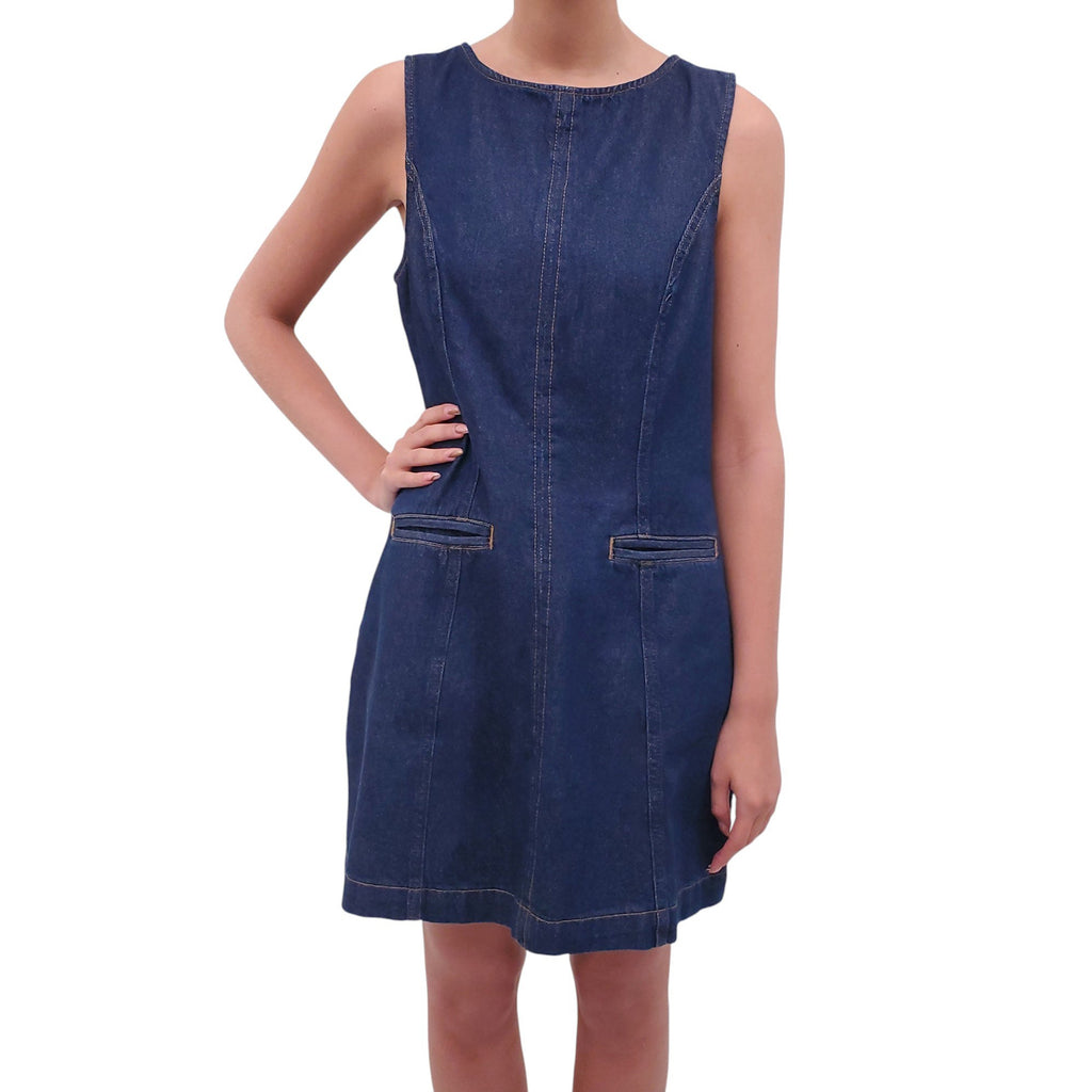REFORMATION DENIM DRESS - SIZE 8