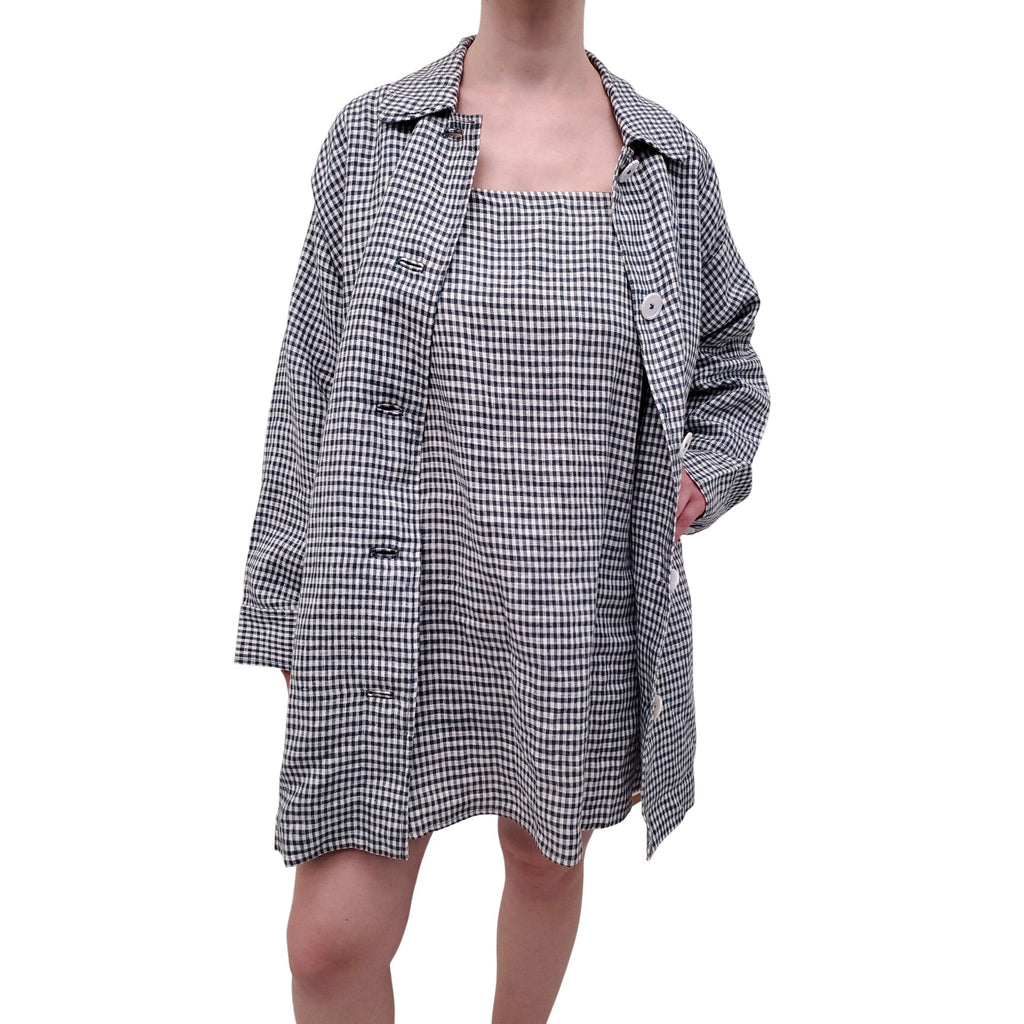REFORMATION 'IRENE' LINEN JACKET WITH MATCHING DRESS - SIZE S/M
