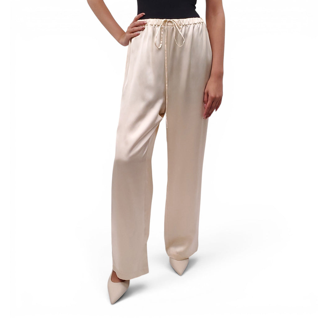 REFORMATION ‘OLINA’ SILK PANTS - SIZE XL