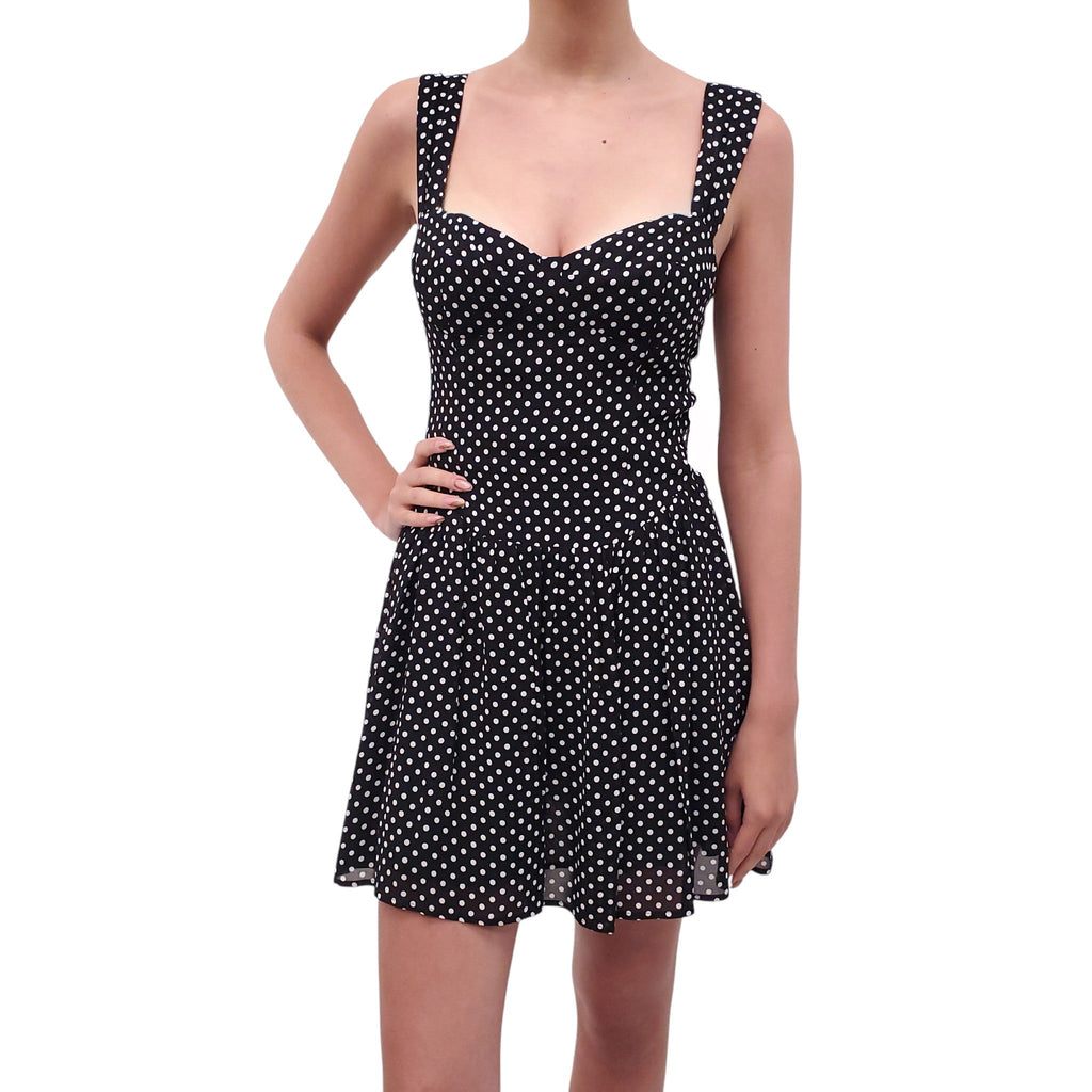 REFORMATION ‘TAIGA’ POLKA DOT DRESS - SIZE 6