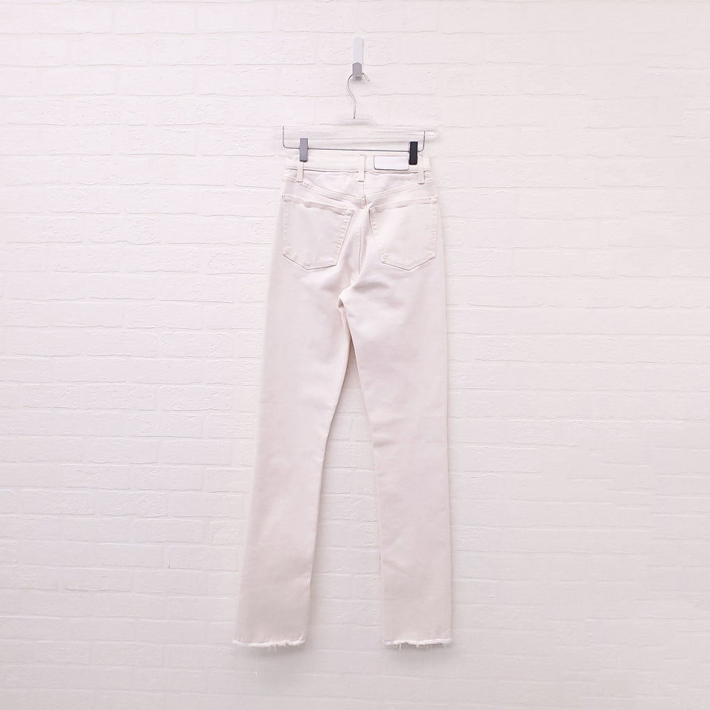 RE/DONE CREAM JEANS - SIZE 25