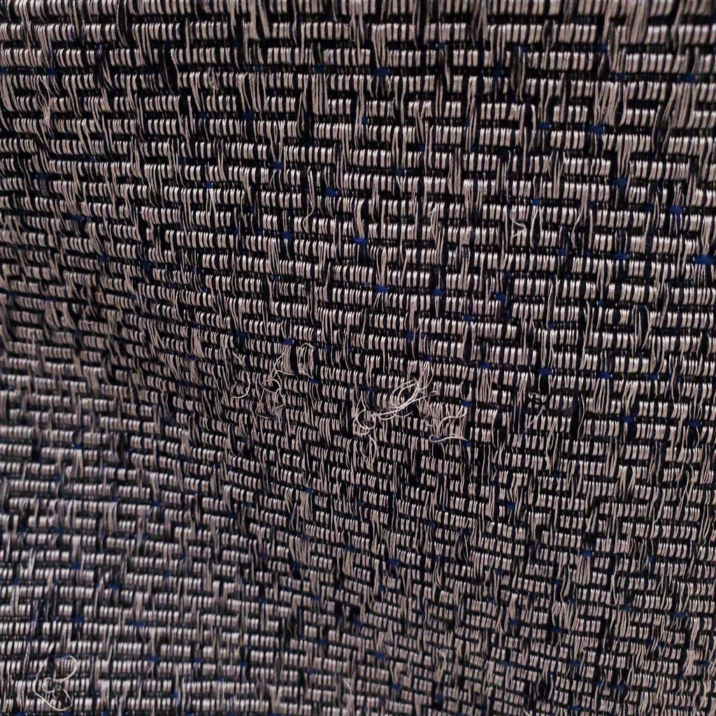 RICK OWENS BLACK/WHITE TWEED COAT - SIZE 8