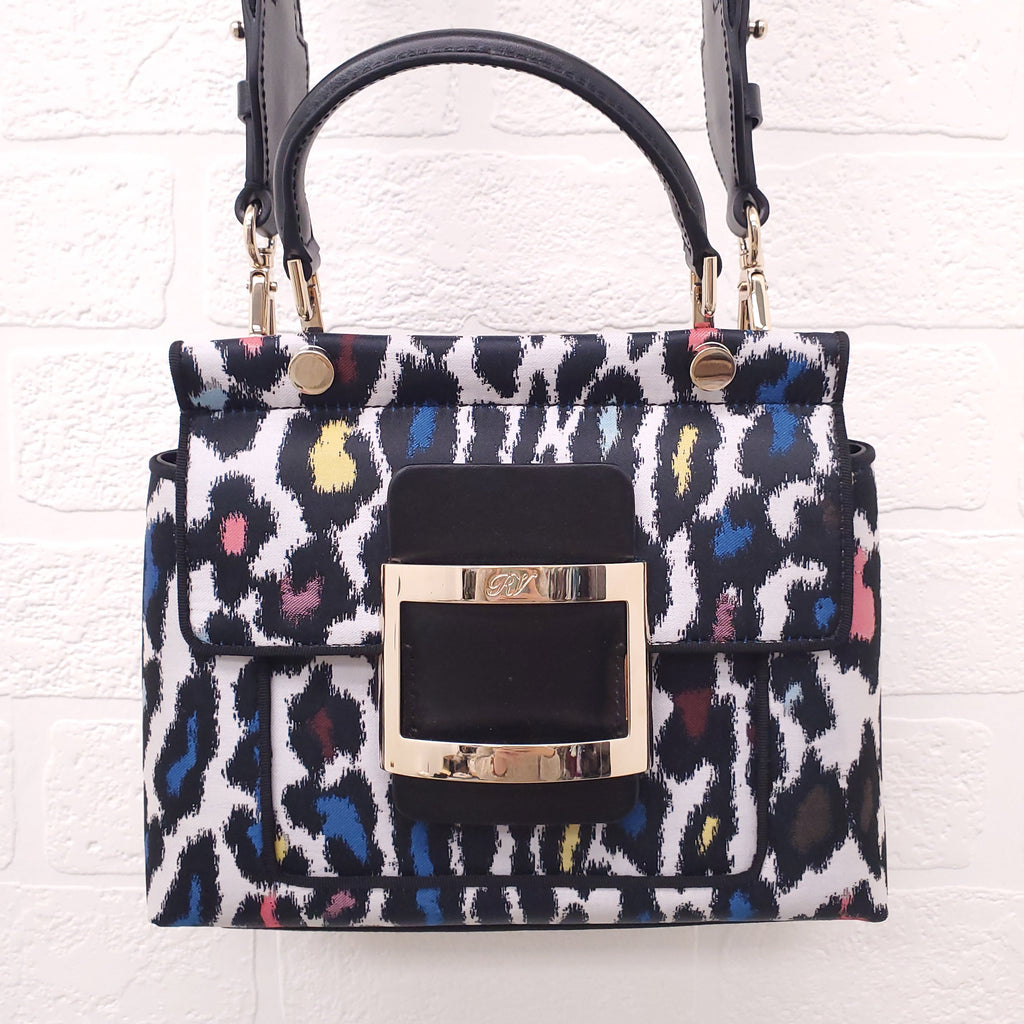ROGER VIVIER BOWELS BAG WITH SEQUIN CROSSBODY STRAP