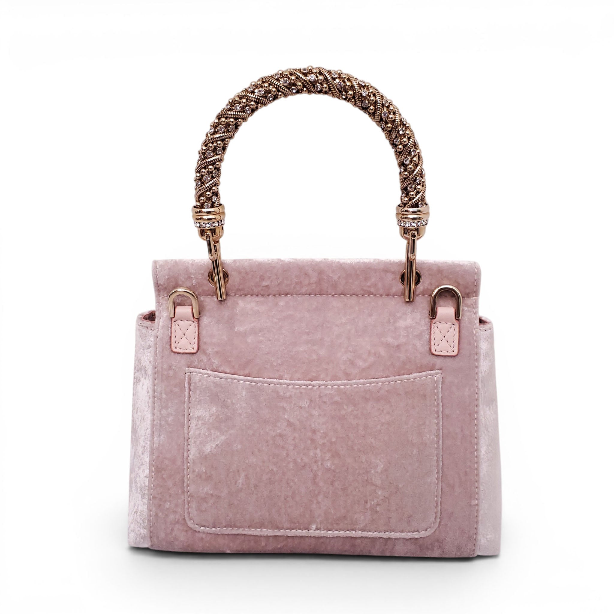 ROGER VIVIER VELVET CRYSTAL EVENING BAG