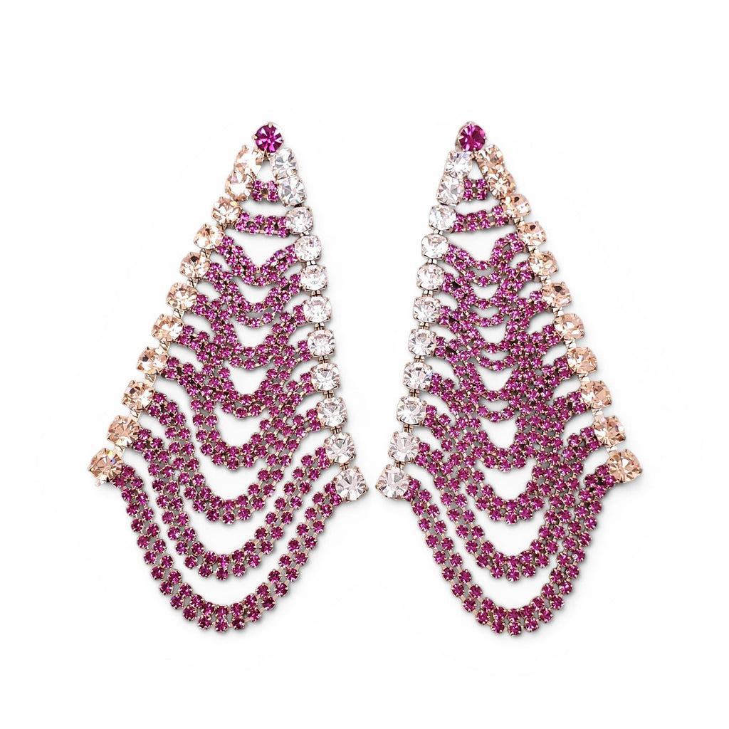 ROSANTICA CRYSTAL DROP EARRINGS