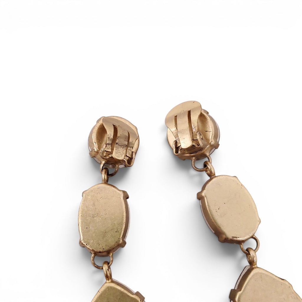 ROXANNE ASSOULIN SWAROVSKI CRYSTAL DROP EARRINGS
