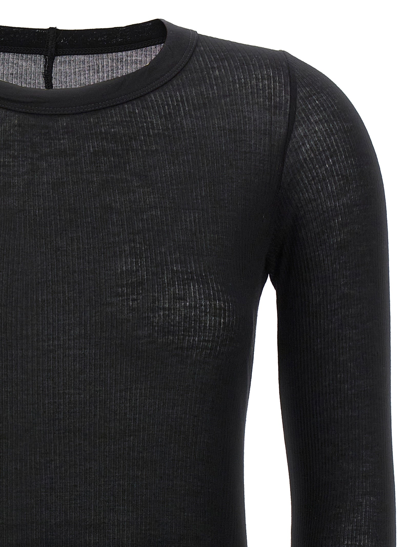 Rick Owens Women 'Rib Ls T' T-Shirt