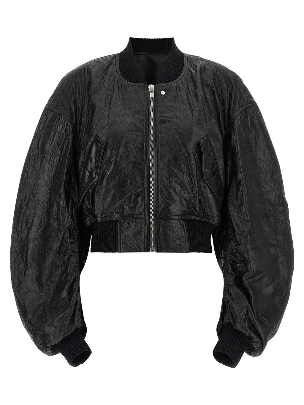 Rick Owens Women 'Secchia Cropped Flight' Bomber Jacket