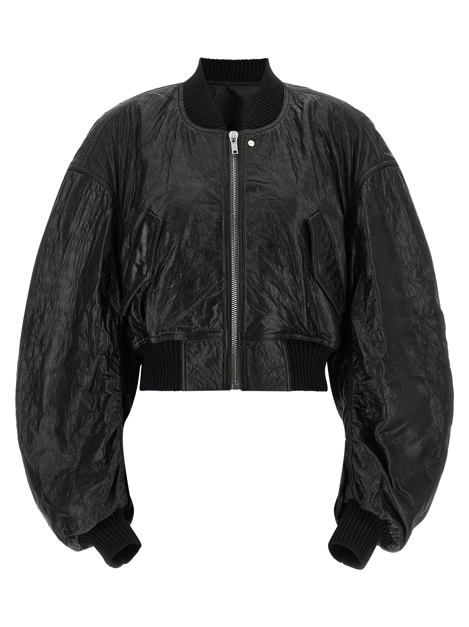 Rick Owens Women 'Secchia Cropped Flight' Bomber Jacket