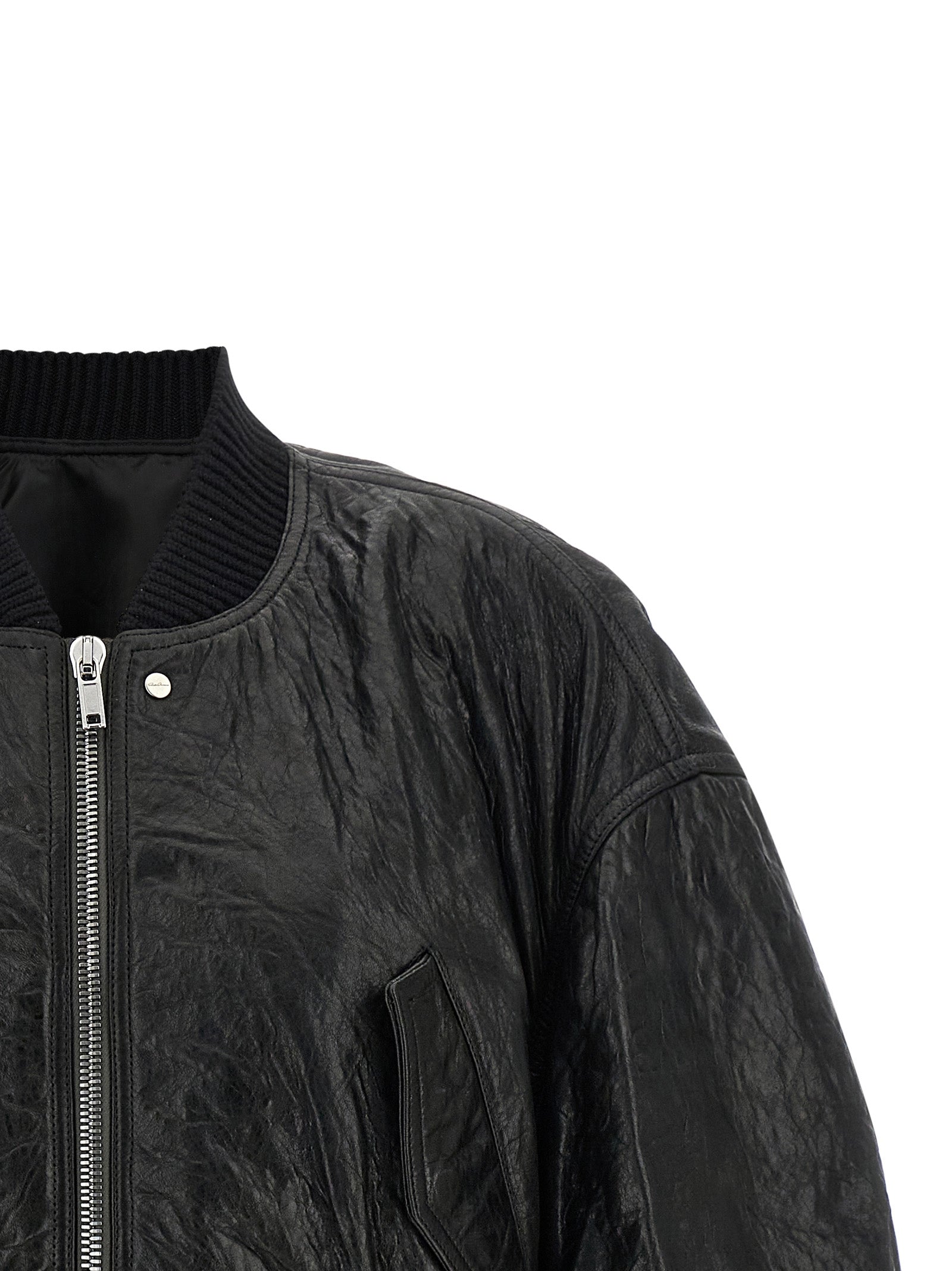 Rick Owens Women 'Secchia Cropped Flight' Bomber Jacket
