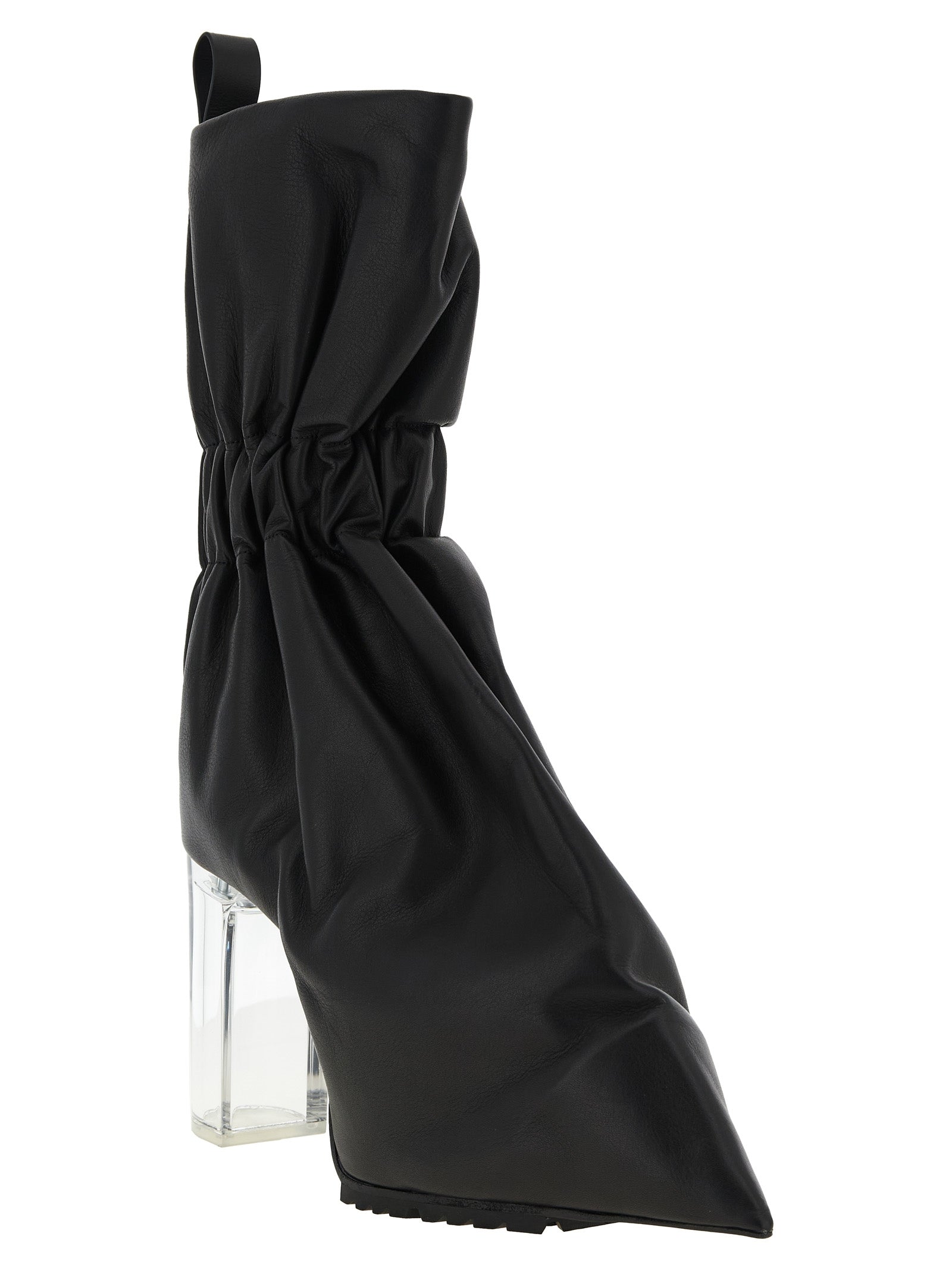 Rick Owens Women 'Pull On Cuffed Taquito' Ankle Boots