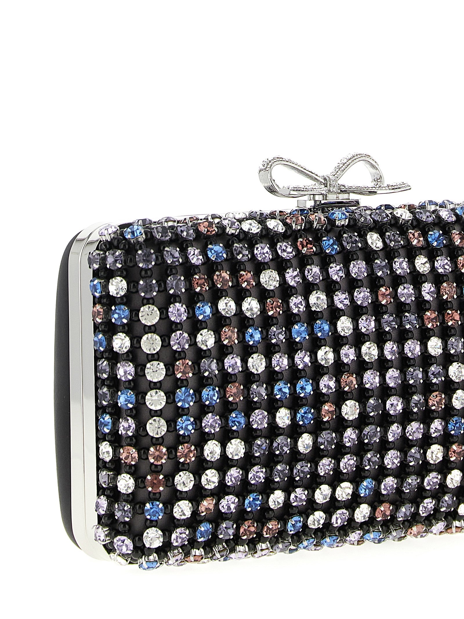 Self Portrait Women 'Multi Crystal Chainmail' Clutch