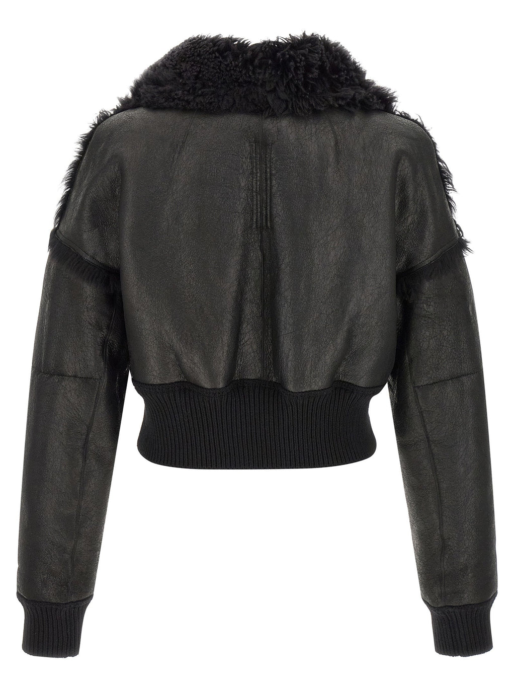 Rick Owens Men 'Flight Jkt Cropped' Bomber Jacket