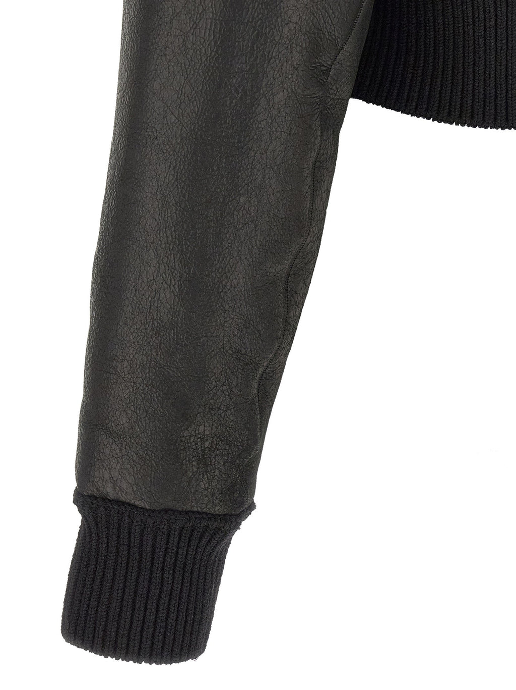 Rick Owens Men 'Flight Jkt Cropped' Bomber Jacket