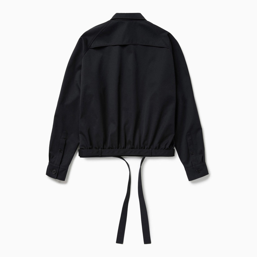 1989 Studio Dark Blue Short Trench Jacket Women