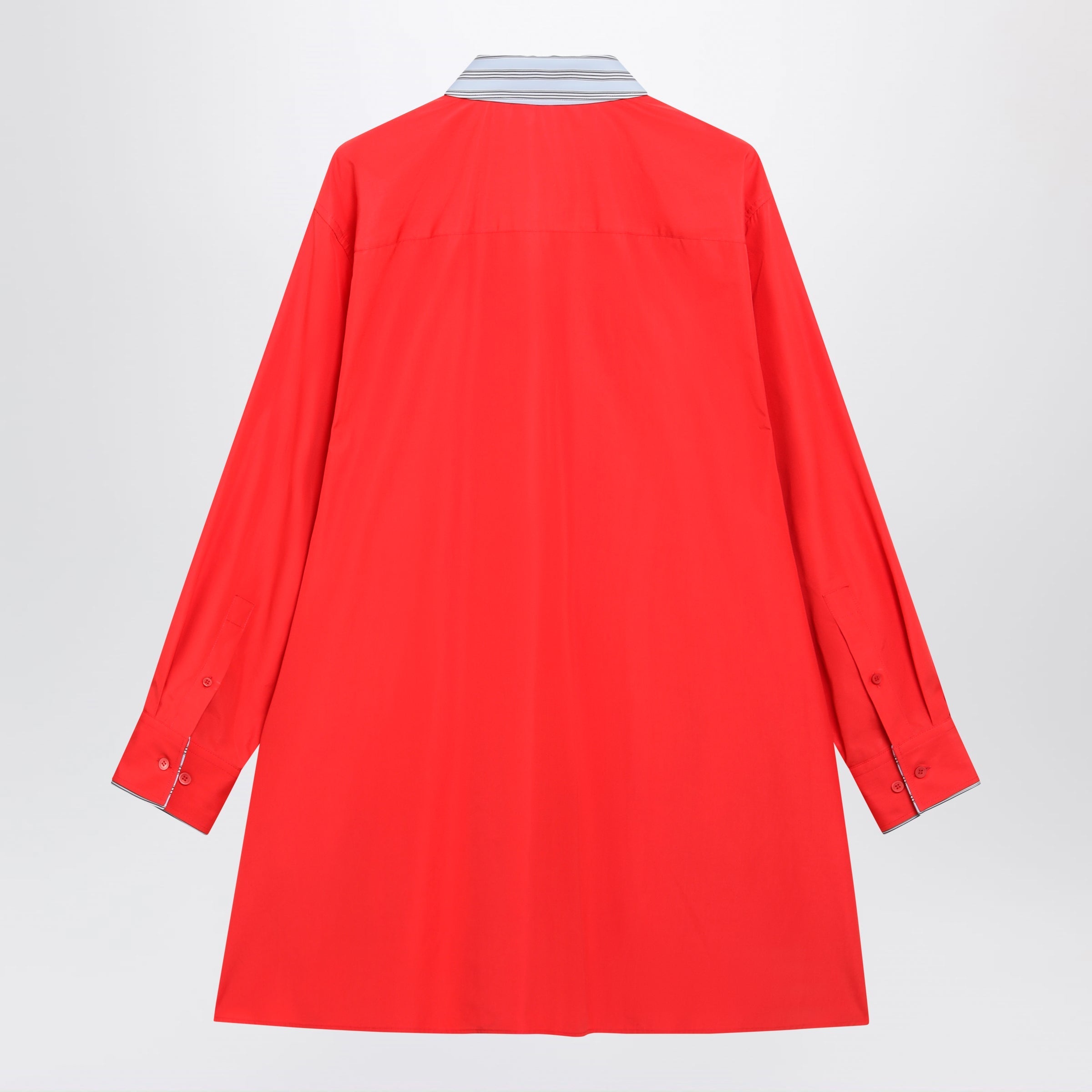 Loewe Red Cotton Shirt Dress Women