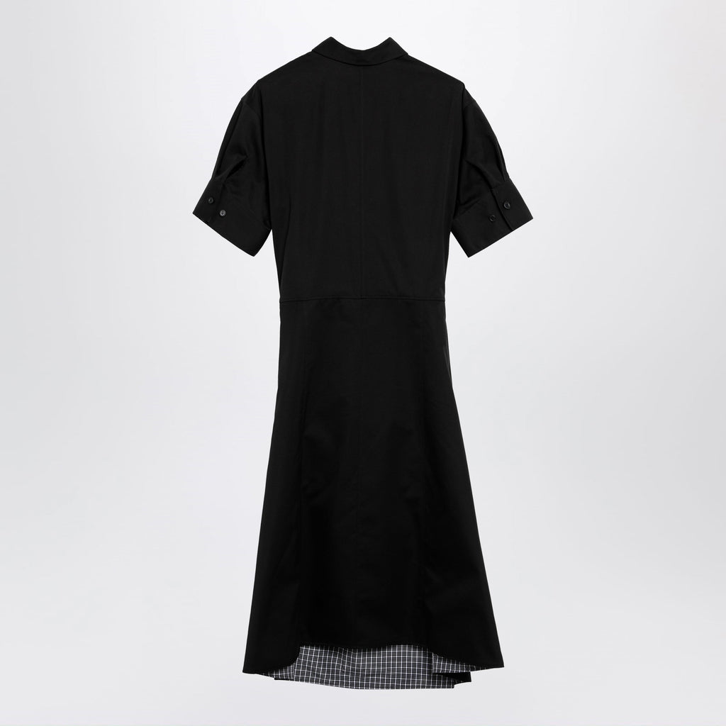 Loewe Black Cotton Shirt Dress Women