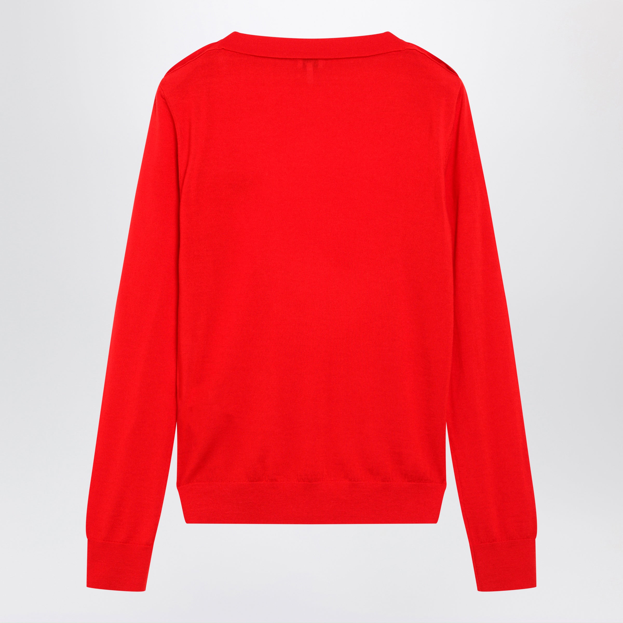 Loewe Light Merino Wool Sweater In Red Women