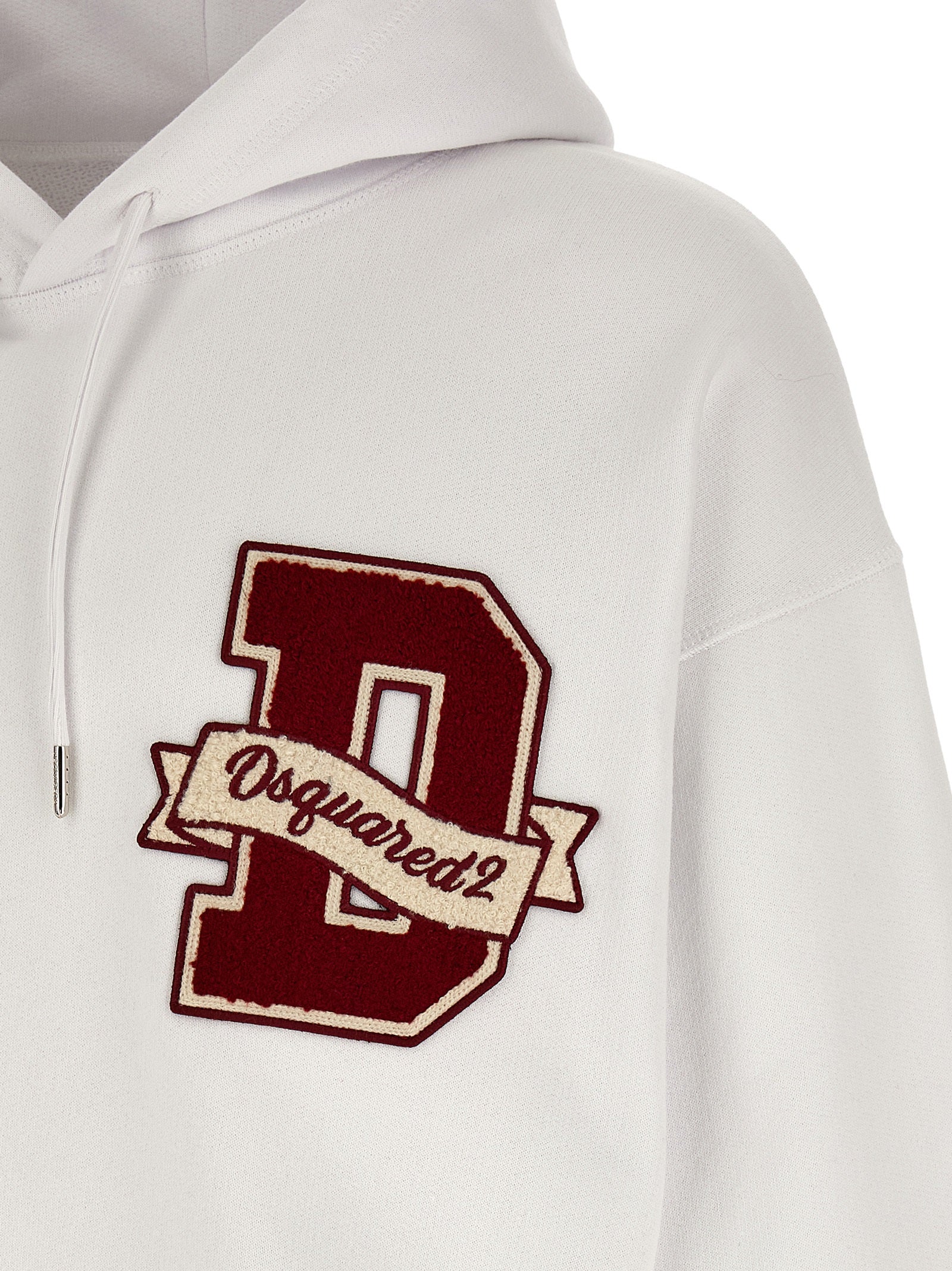 Dsquared2 Men Logo Patch Hoodie