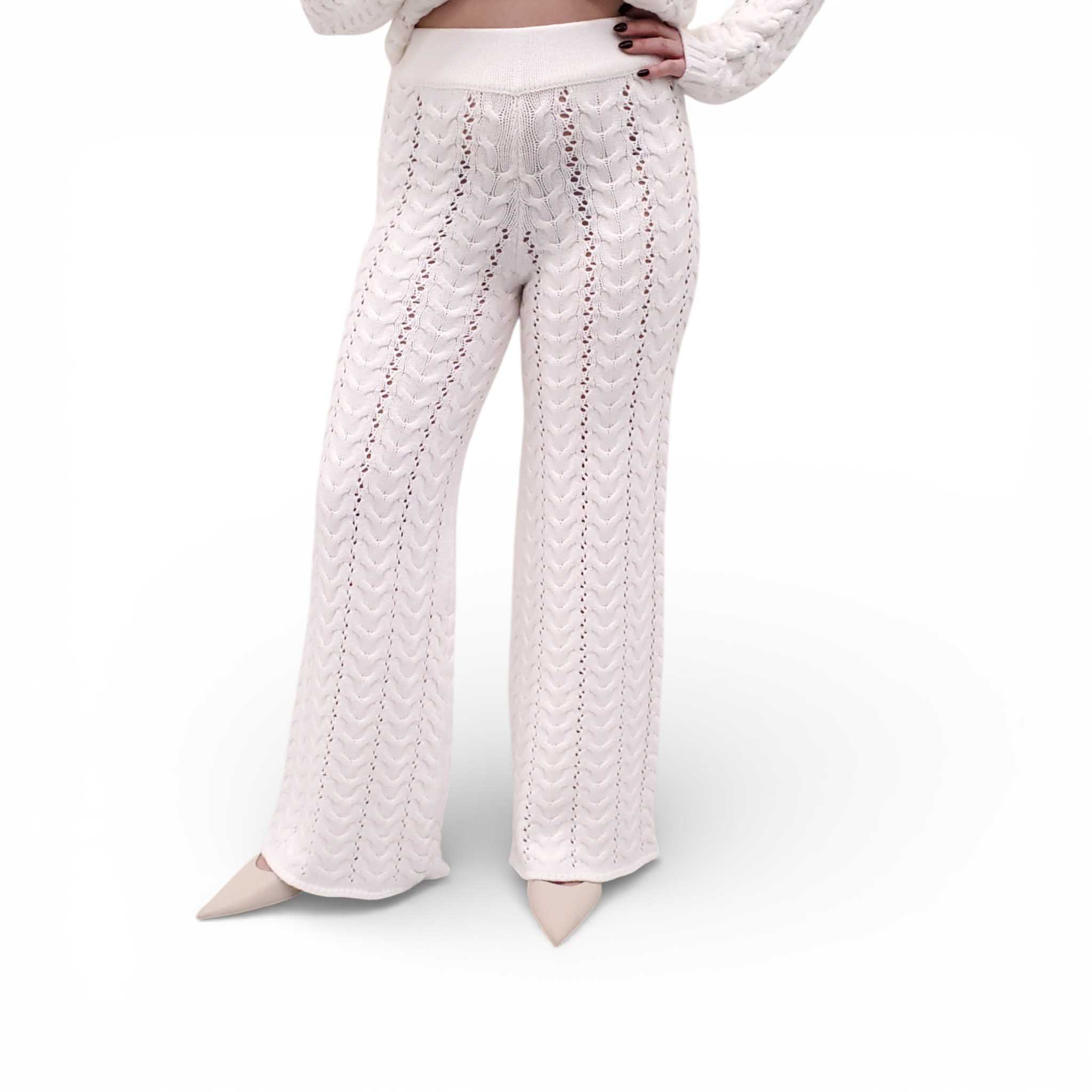 SABO WHITE KNIT SET - SIZE 4