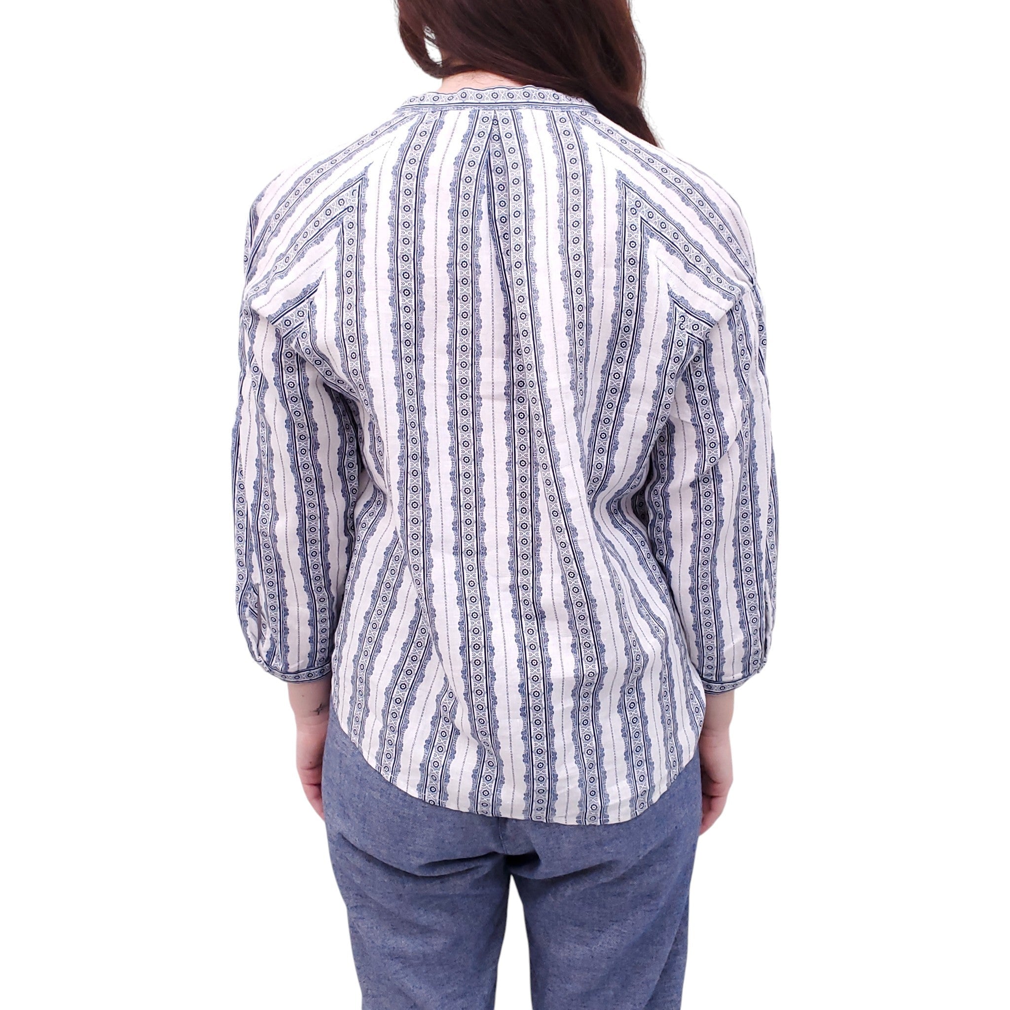 SEA NEW YORK KAFTAN BLOUSE WITH TASSLE DETAIL - SIZE 4