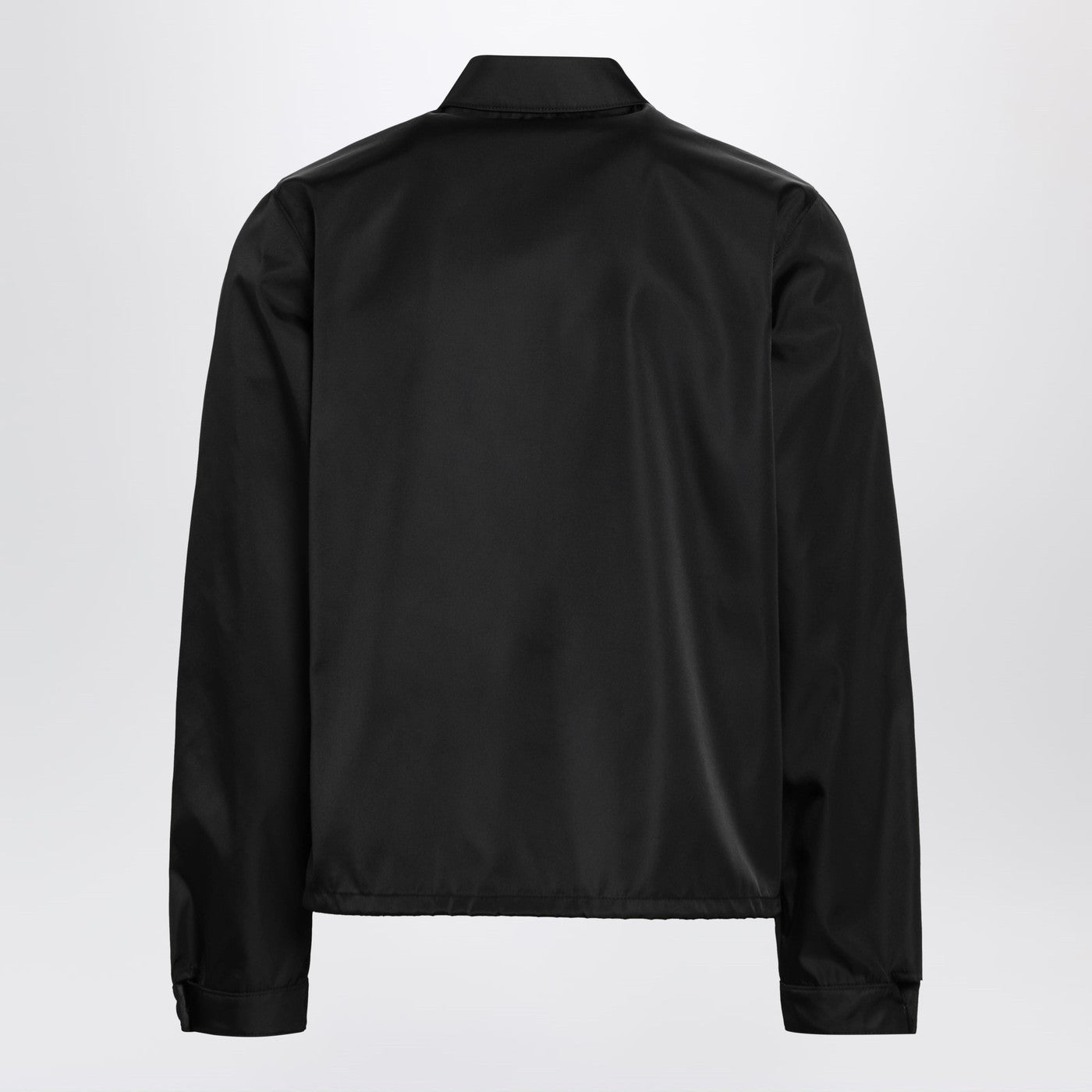 Prada Black Re-Nylon Zip-Up Jacket Men