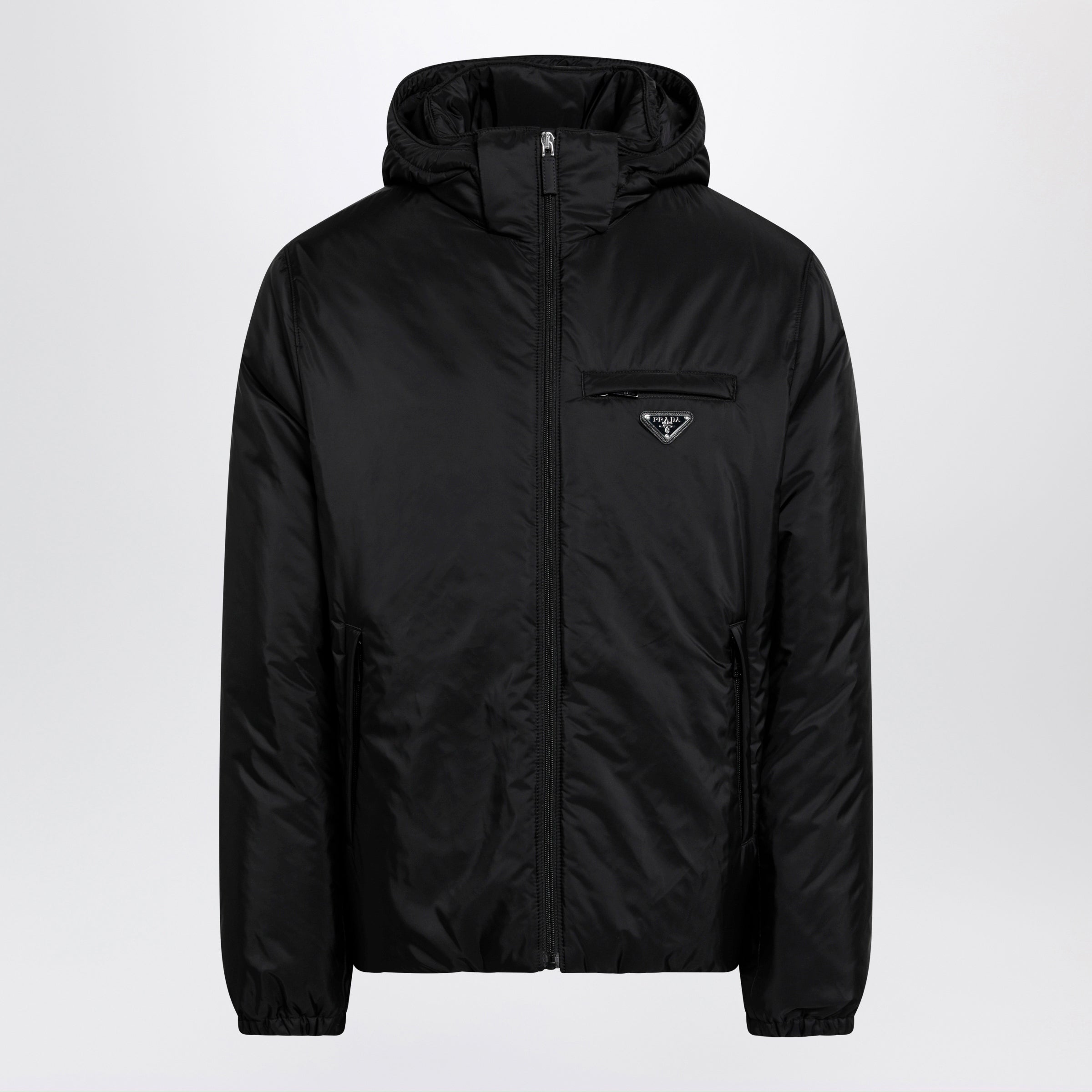 Prada Black Re-Nylon Down Jacket Men