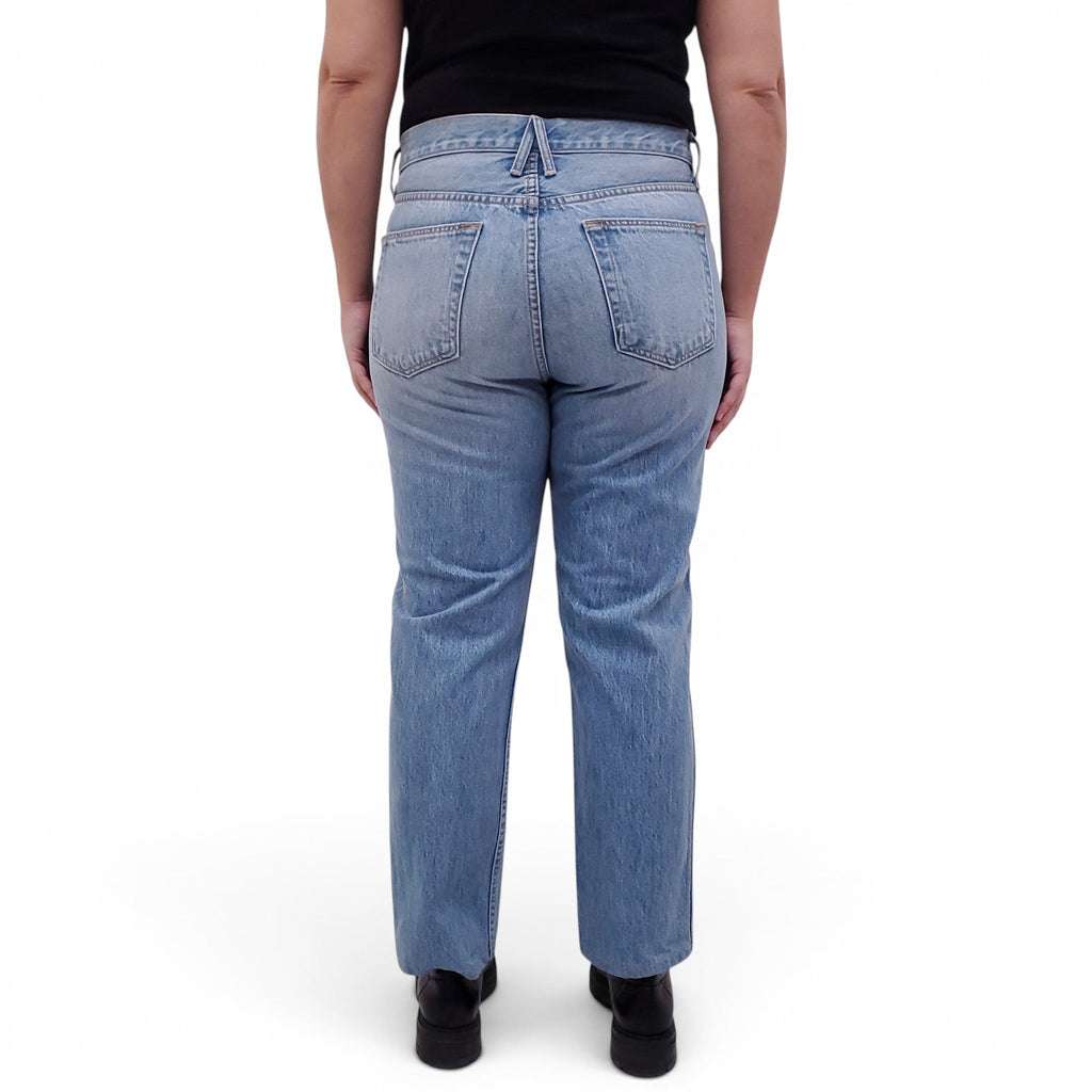 SLVRLAKE LIGHT WASH 'VIRGINIA SLIM' JEANS - SIZE 32