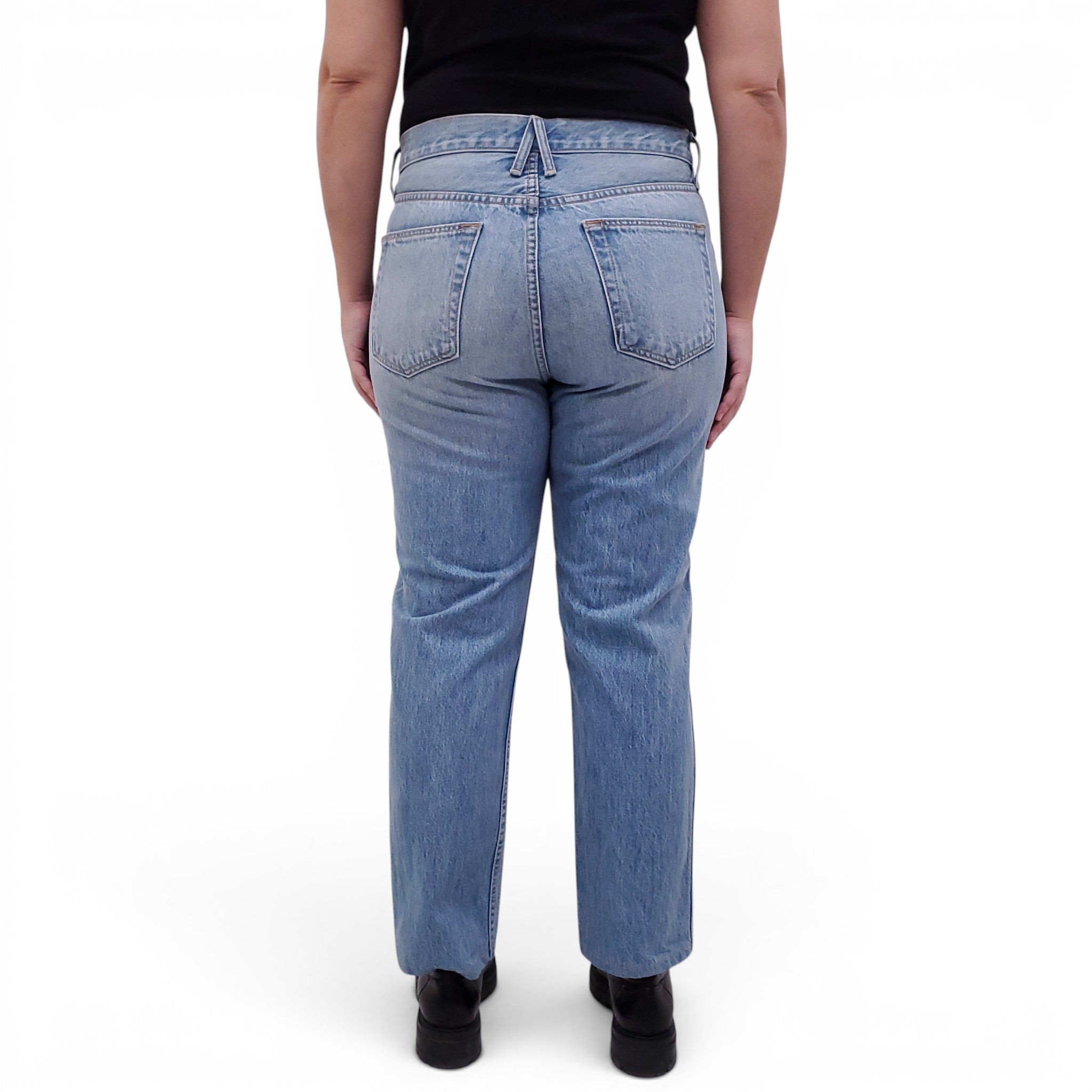 SLVRLAKE LIGHT WASH 'VIRGINIA SLIM' JEANS - SIZE 32