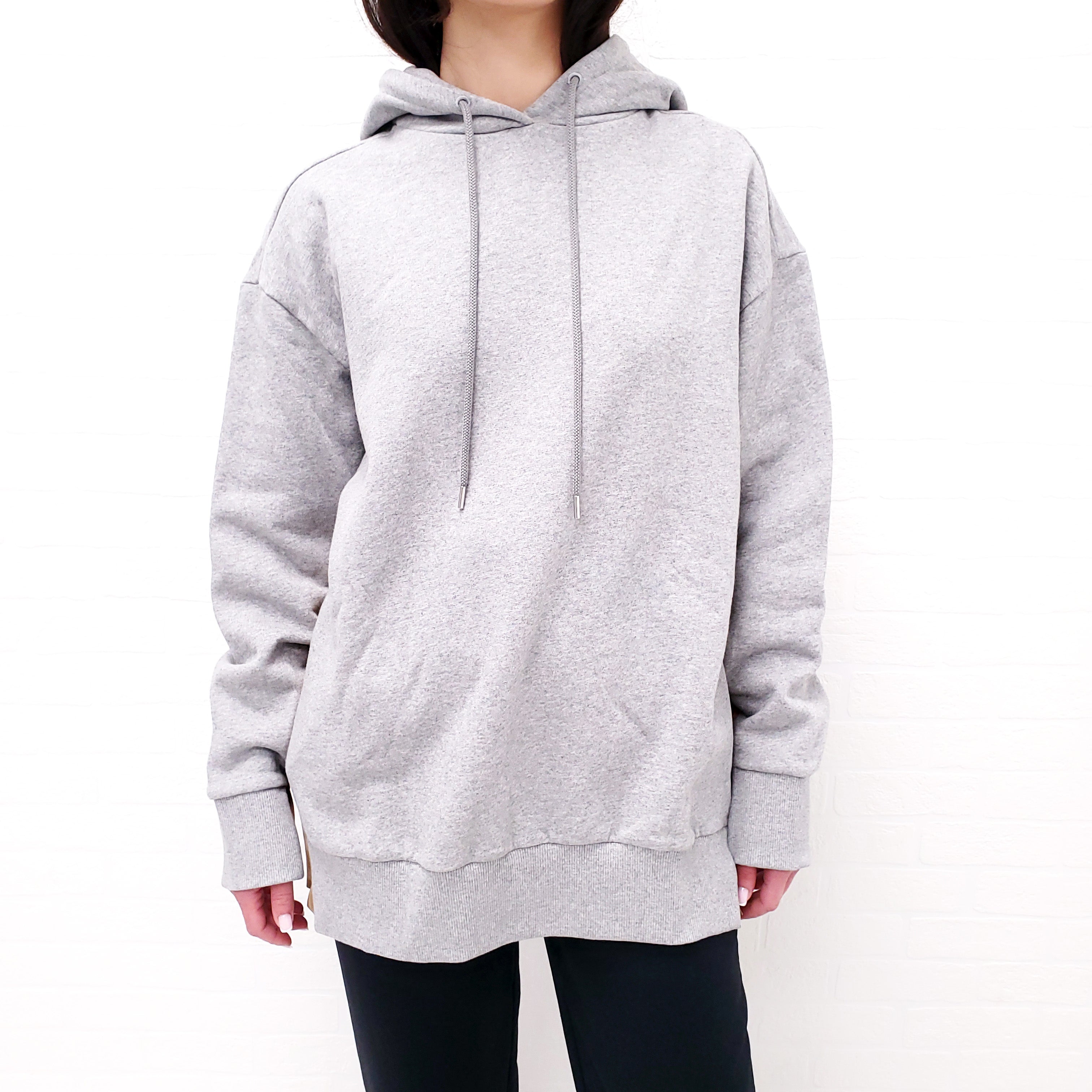 STELLA MCCARTNEY GREY LOGO HOODIE - SIZE S