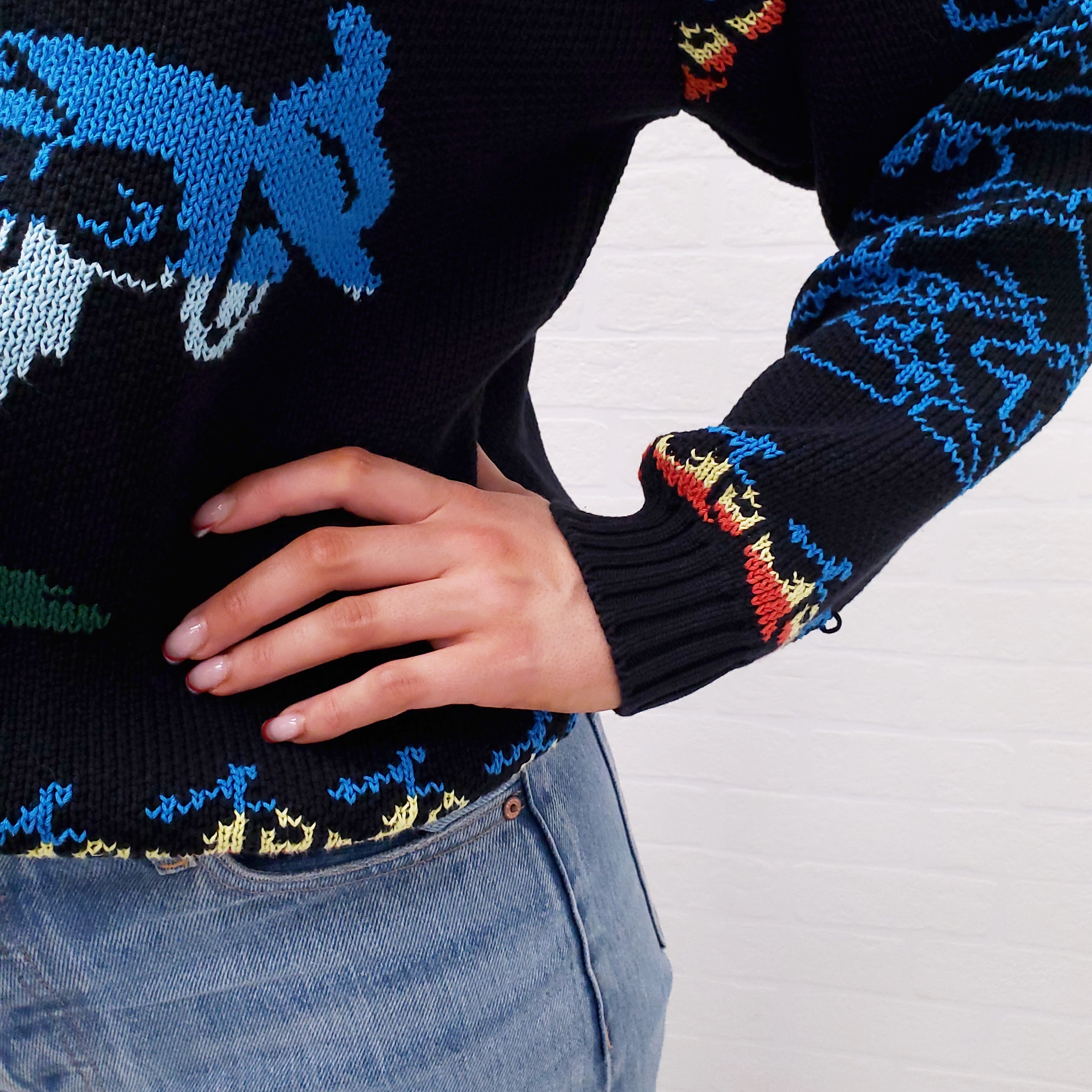 STELLA MCCARTNEY MICKEY MOUSE SWEATER - SIZE XXS (OVERSIZED)