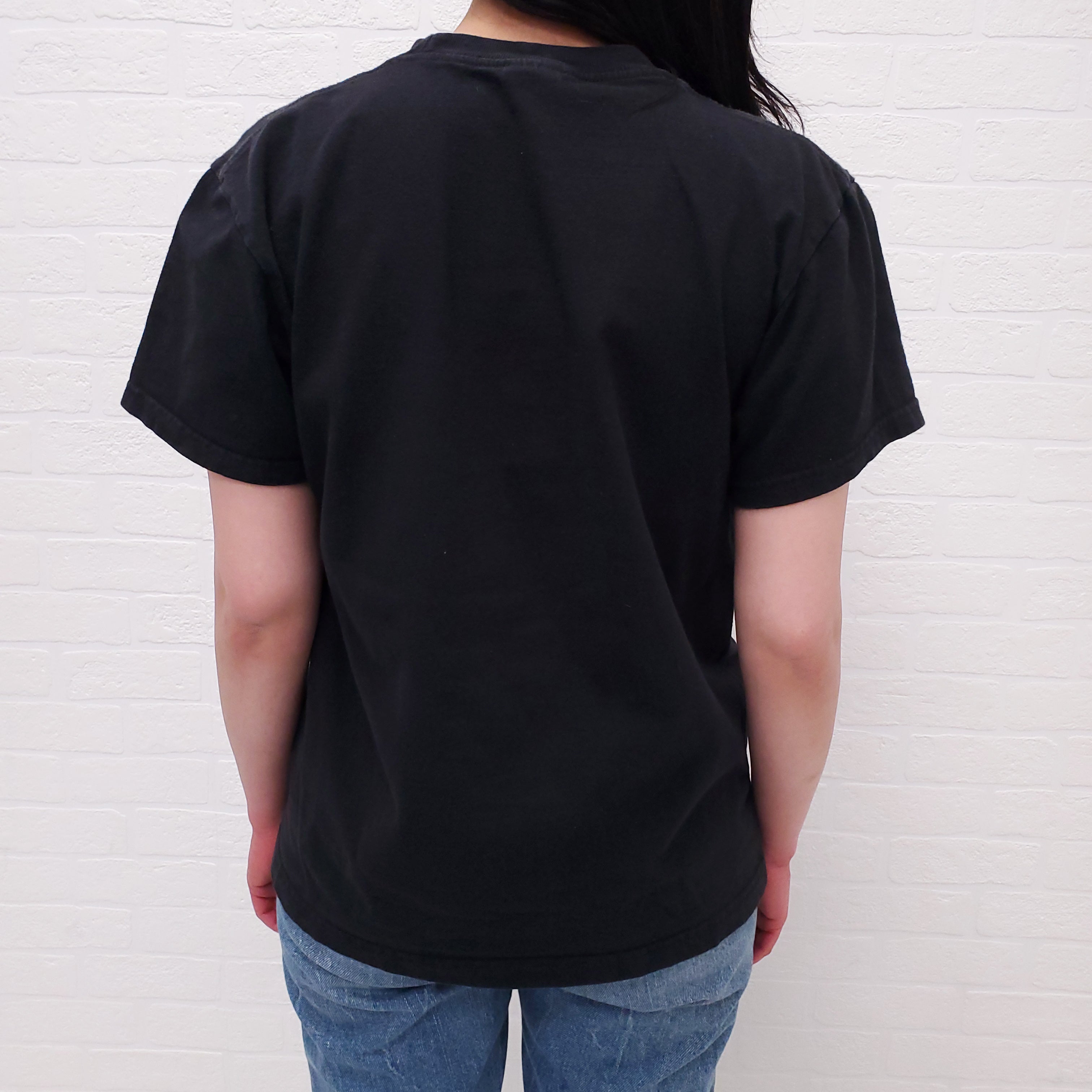 SUPREME BLACK GRAPHIC T-SHIRT - SIZE S