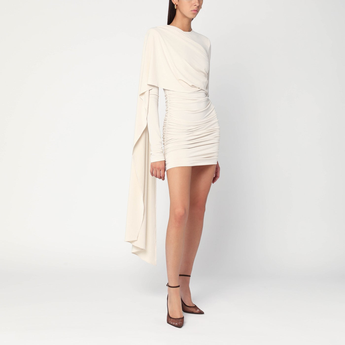 The Andamane Xenia Ivory Mini Dress Women