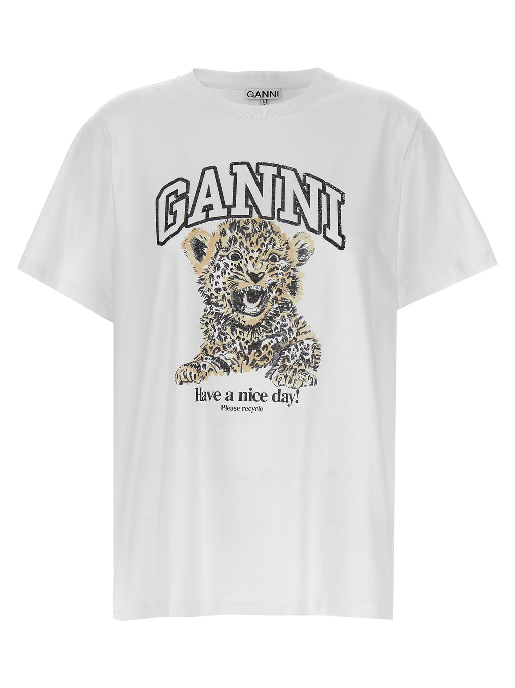 Ganni Women 'Leopard' T-Shirt