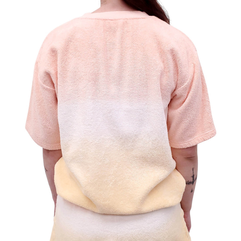 TERRY OMBRE SHORTS SET - SIZE XS/S