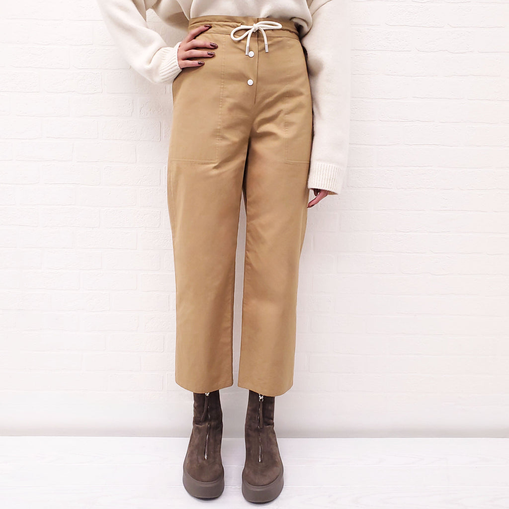THE ROW COTTON 'BONETTE' WIDE LEG PANTS - SIZE 0