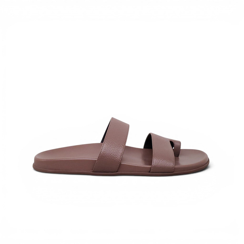 THE ROW LEATHER 'HUGH' SANDALS - SIZE 38