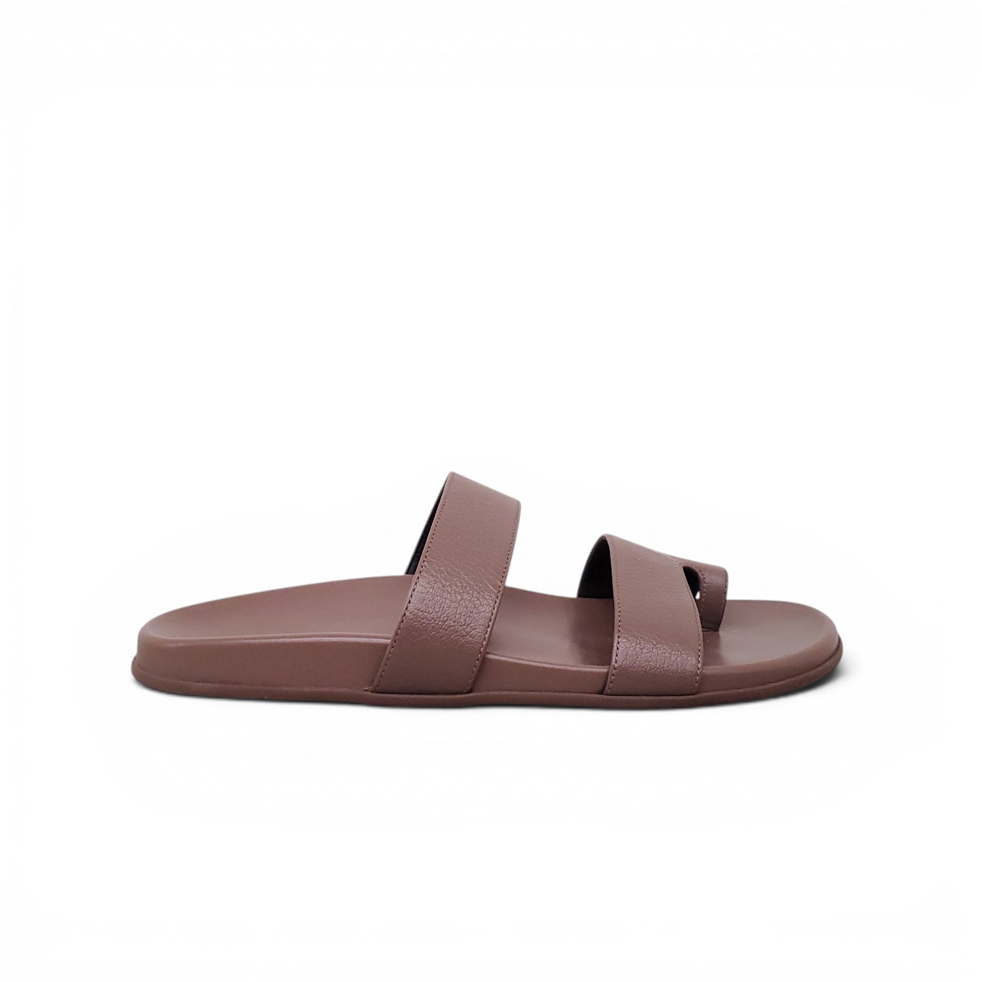 THE ROW LEATHER 'HUGH' SANDALS - SIZE 38
