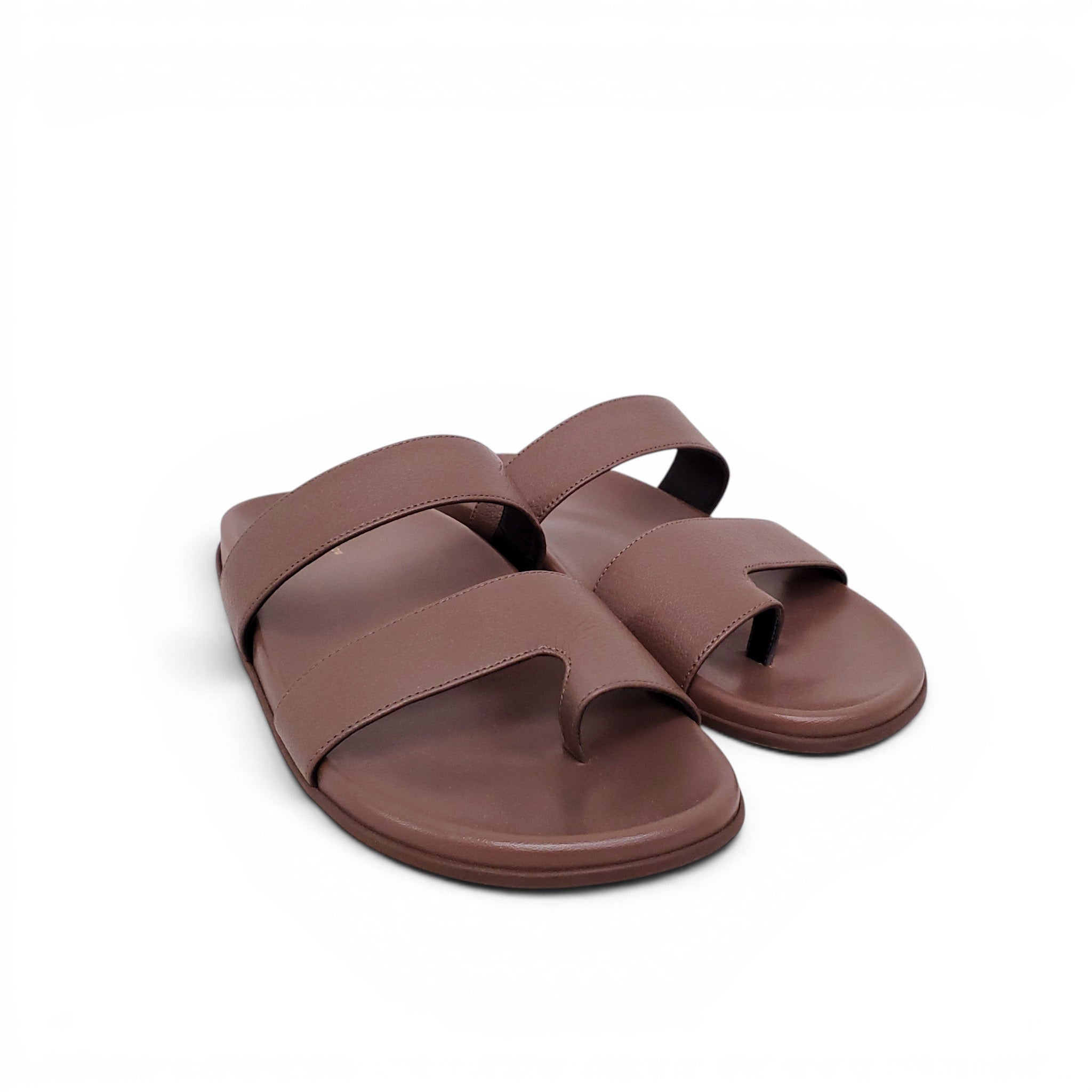 THE ROW LEATHER 'HUGH' SANDALS - SIZE 38