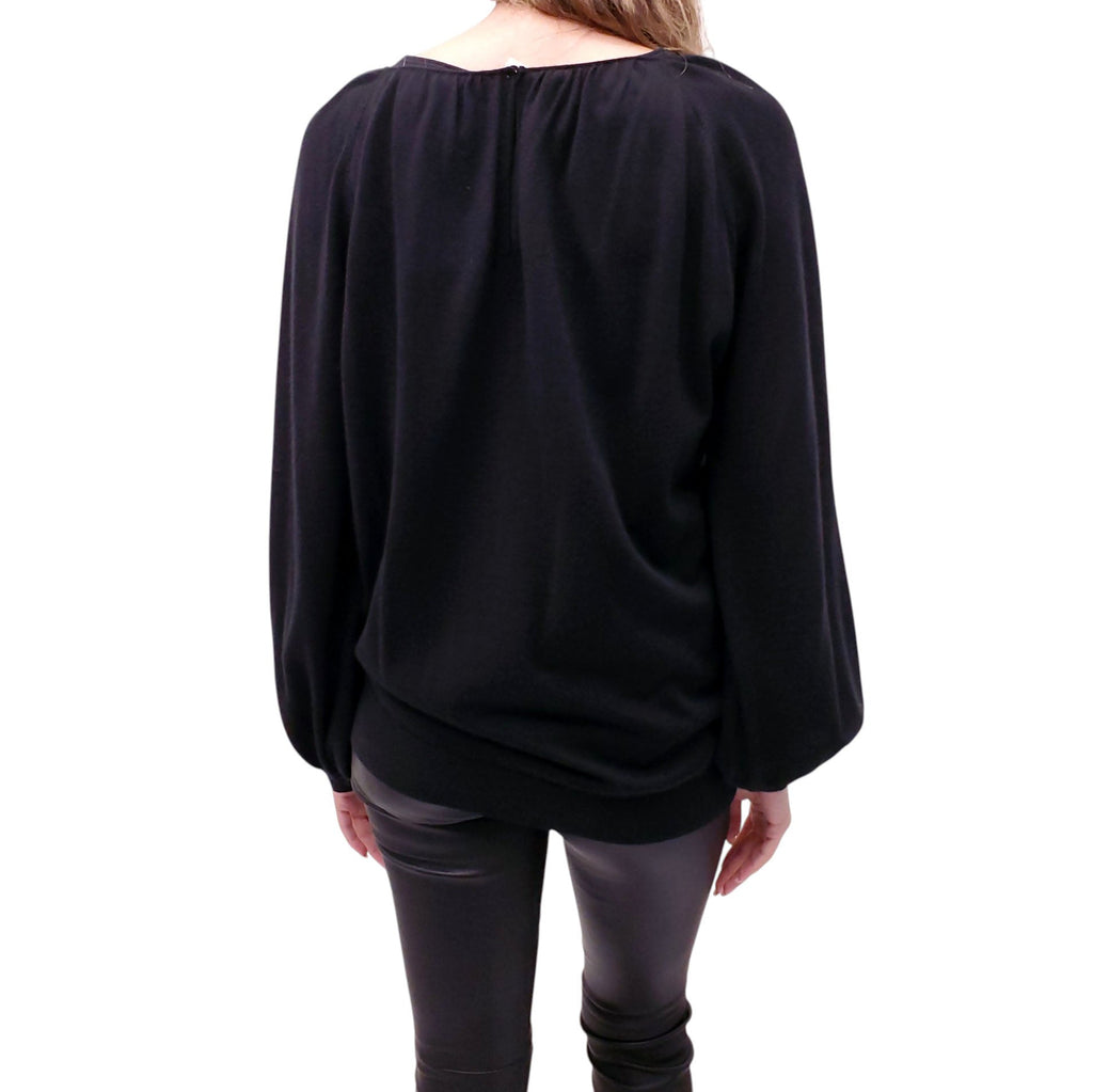 TOM FORD BLACK SWEATER - SIZE S