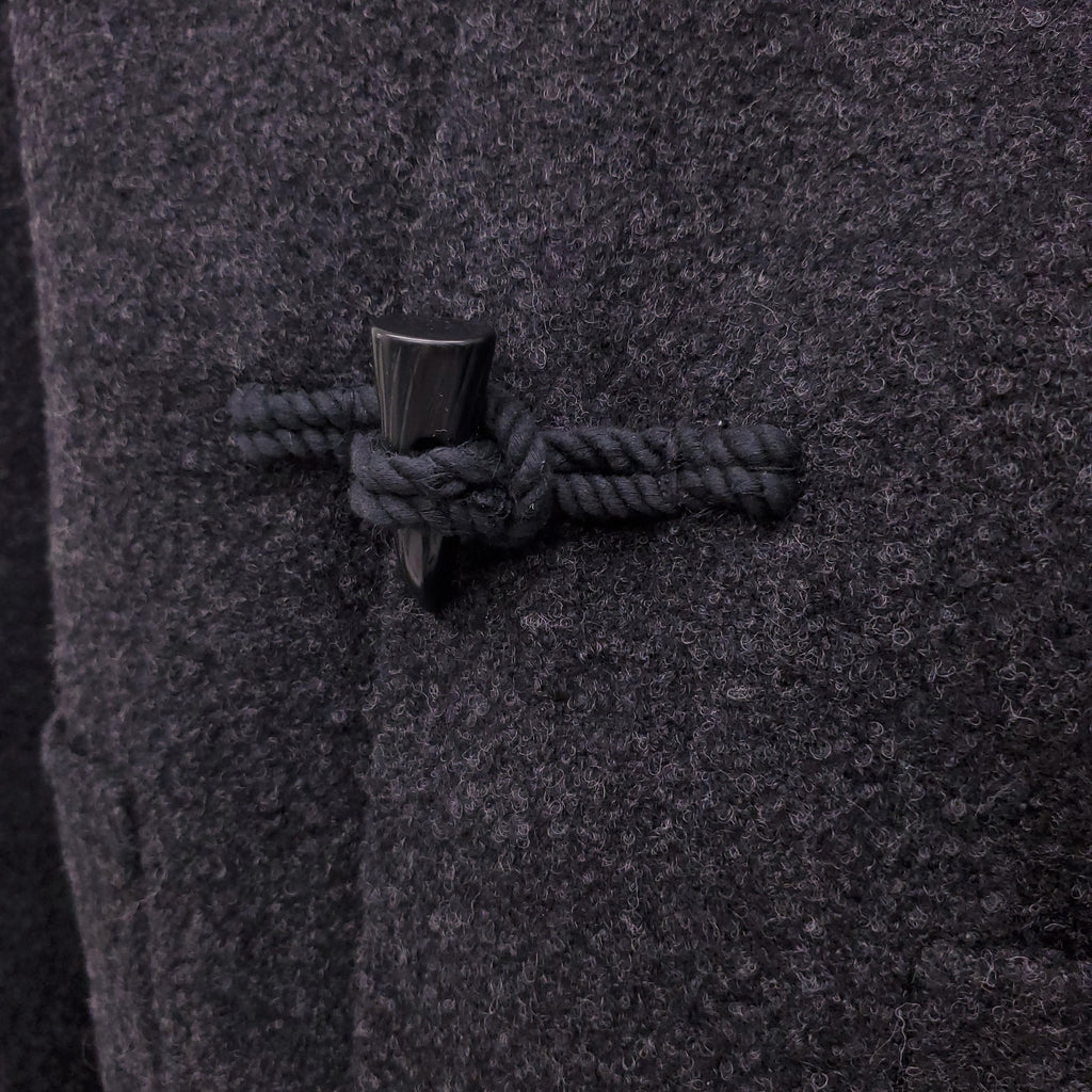 TOTEME OVERSIZED GREY FELTED DUFFLE JACKET - SIZE 32