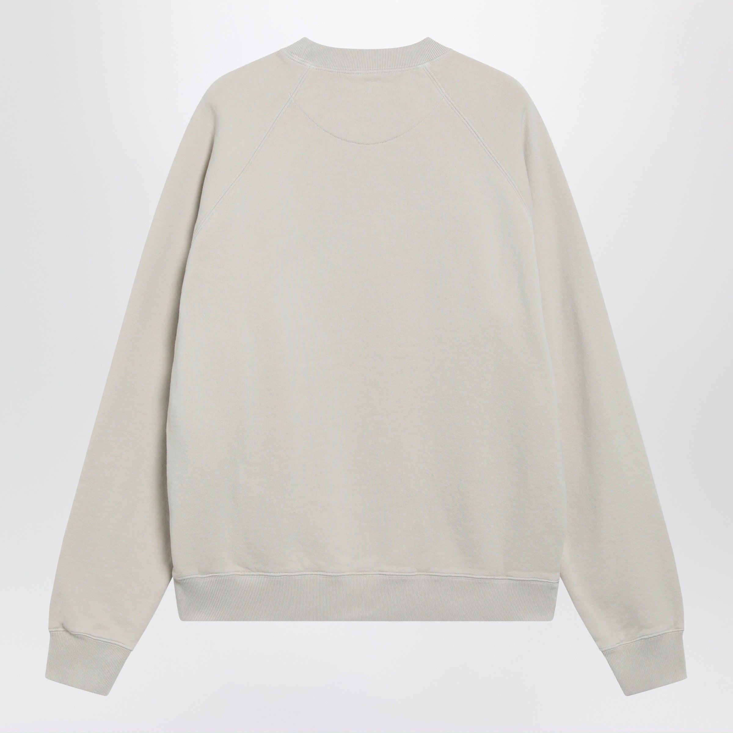 Prada Talc-Colored Cotton Fleece Sweatshirt Men
