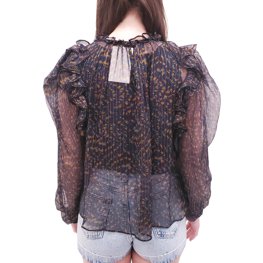 ULLA JOHNSON 'ELVIA' BLOUSE - SIZE 4