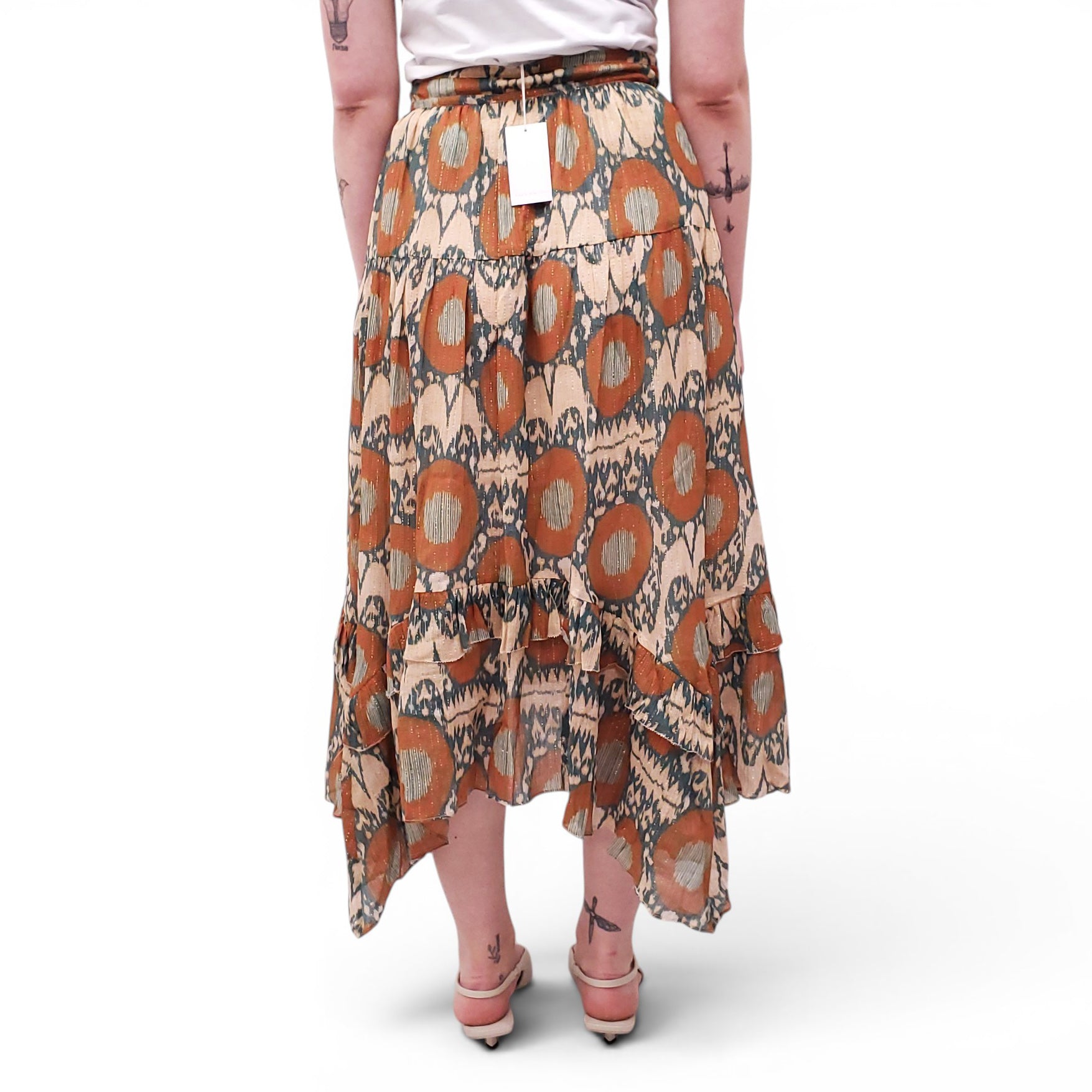 ULLA JOHNSON 'VARISHA' SKIRT IN 'NIMBUS' - SIZE 4