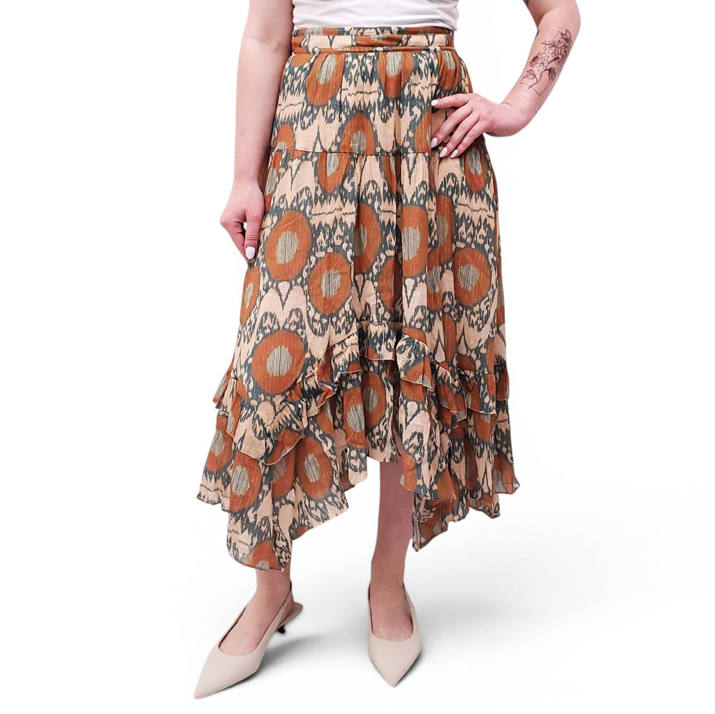 ULLA JOHNSON 'VARISHA' SKIRT IN 'NIMBUS' - SIZE 4