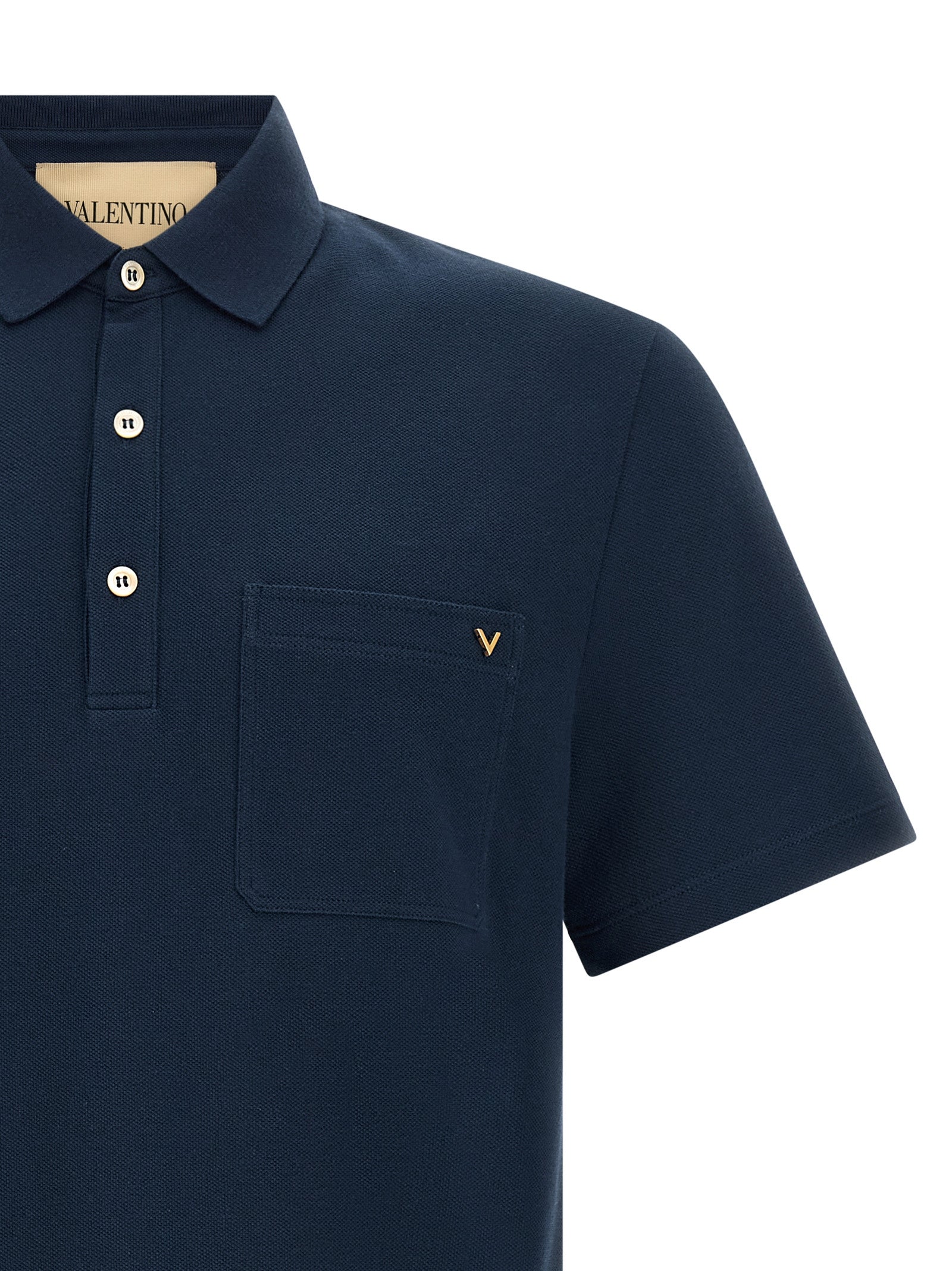Valentino Garavani Men Valentino Garavani 'Vgold' Polo Shirt