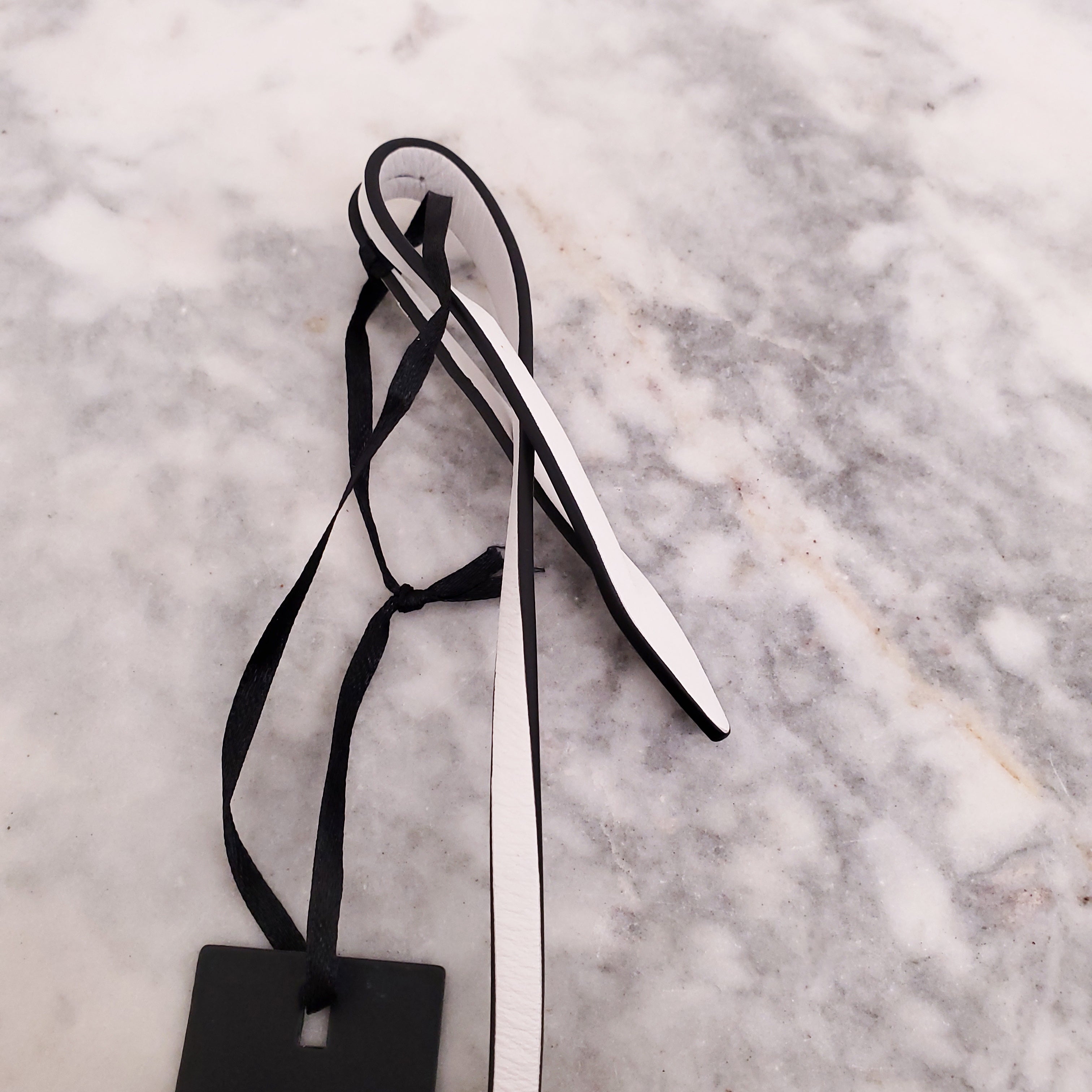 VERSACE WHITE STARFISH BAG CHARM