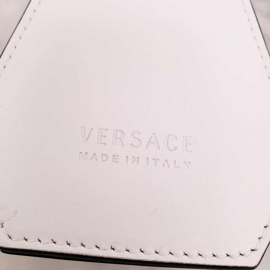 VERSACE WHITE STARFISH BAG CHARM