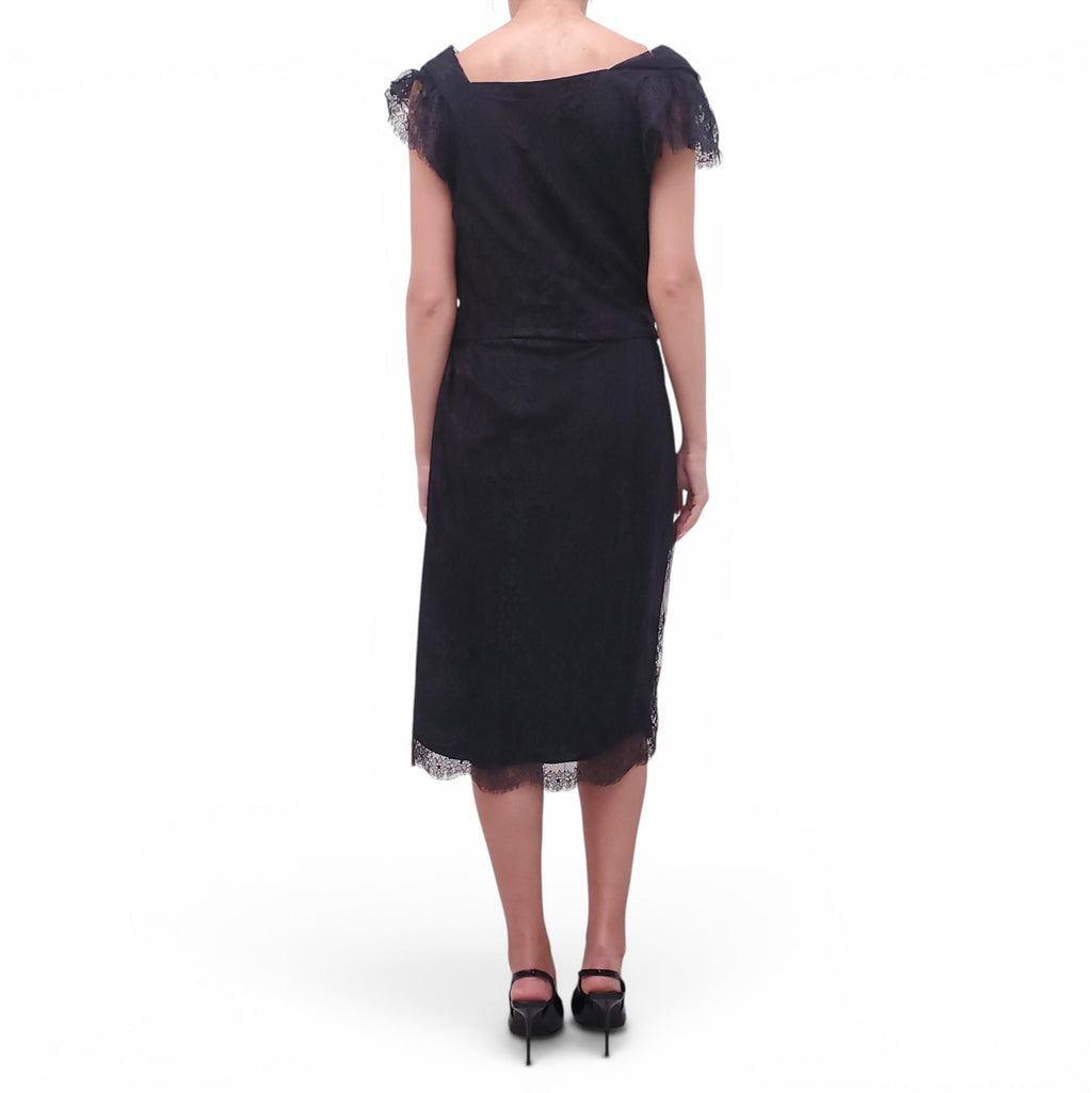 VIVIENNE WESTWOOD BLACK LACE DRESS - SIZE 44